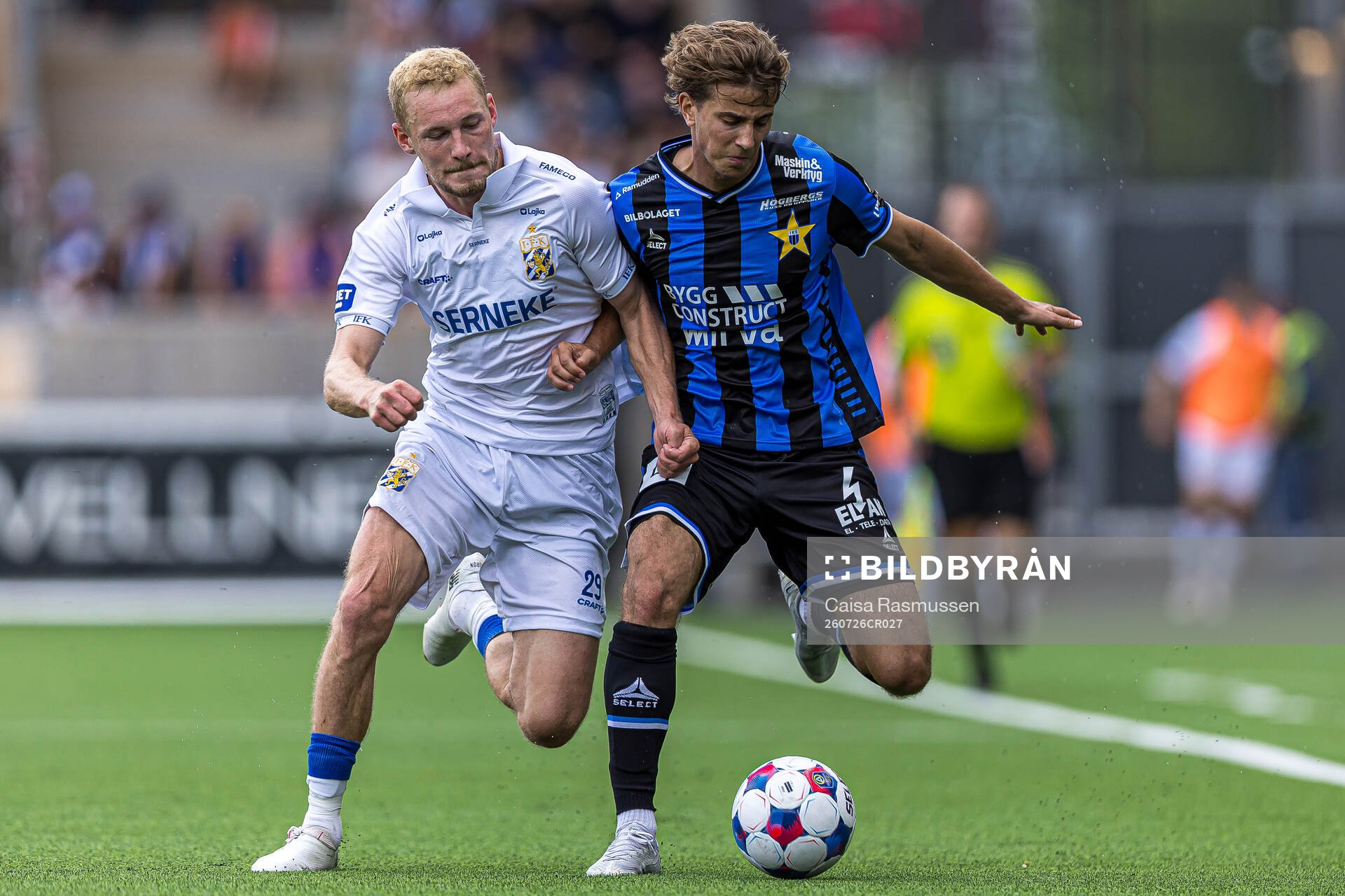 IFK Göteborgs Adam Bergmark Wiberg och Sirius Victor