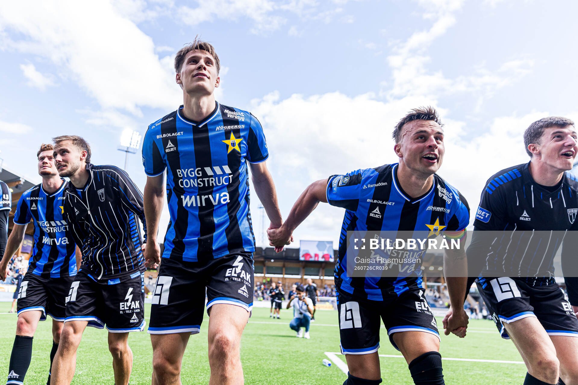 Sirius Marcus Lindberg och Henrik Rönnlöf Castegren jublar