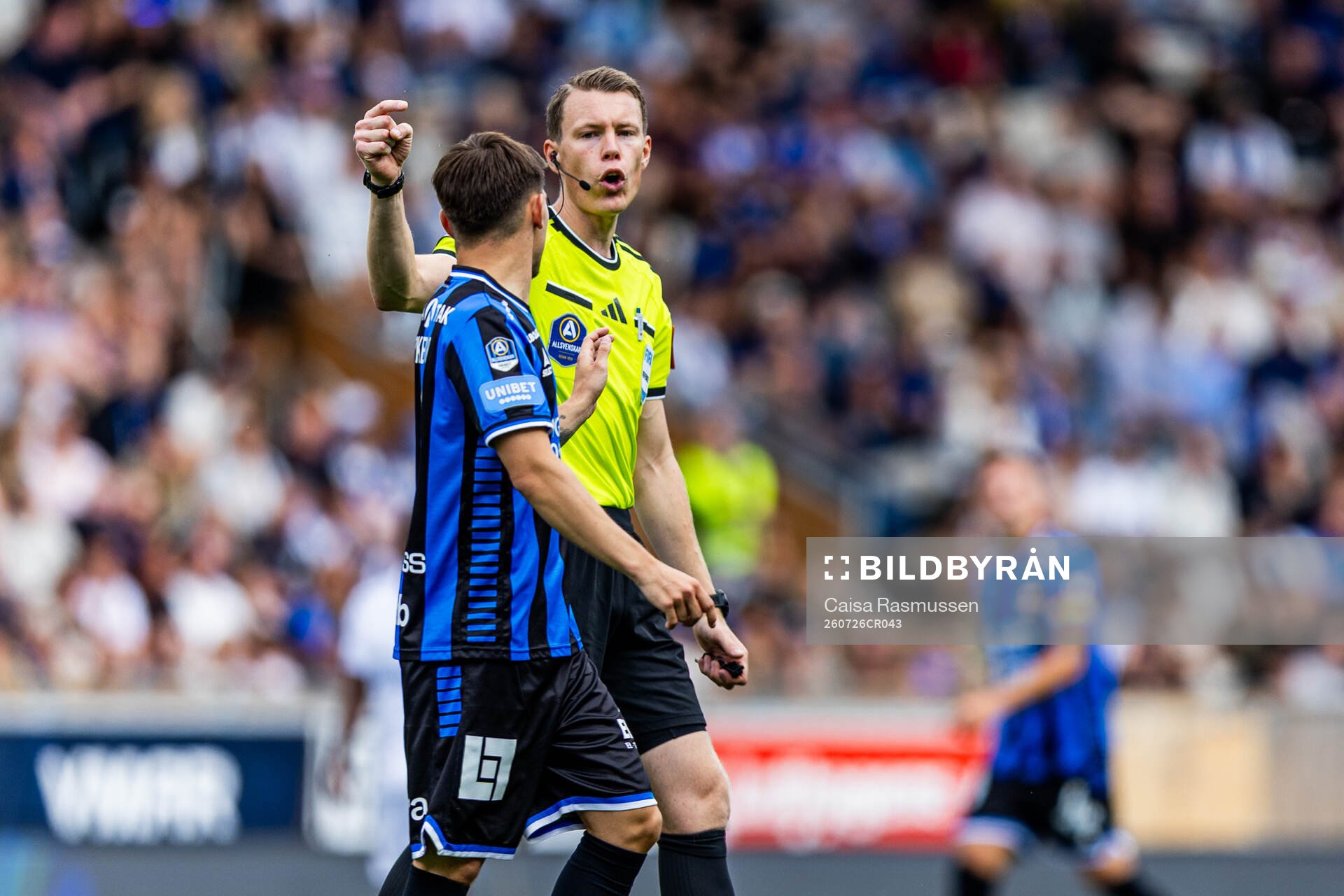 Sirius Isak Bjerkebo och Domare Oscar Johnson