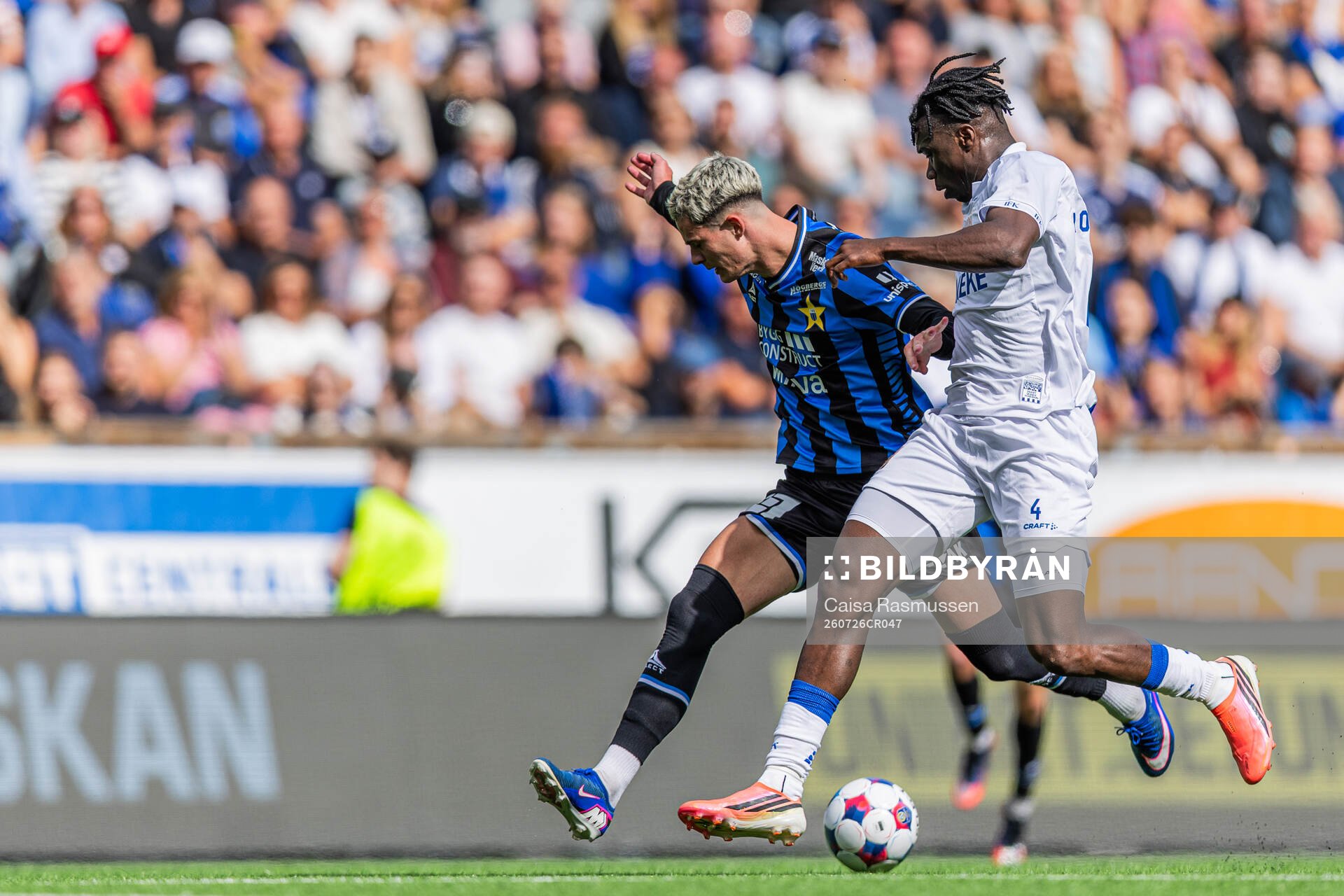 Sirius Robbie Ure och IFK Göteborgs Rockson Yeboah
