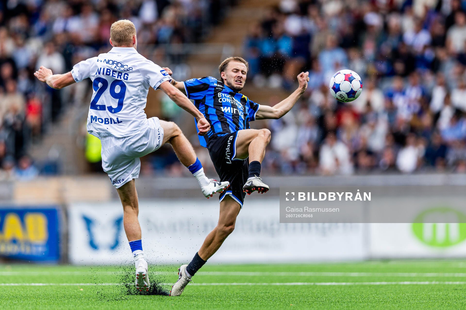 IFK Göteborgs Adam Bergmark Wiberg och Sirius Melker Heier