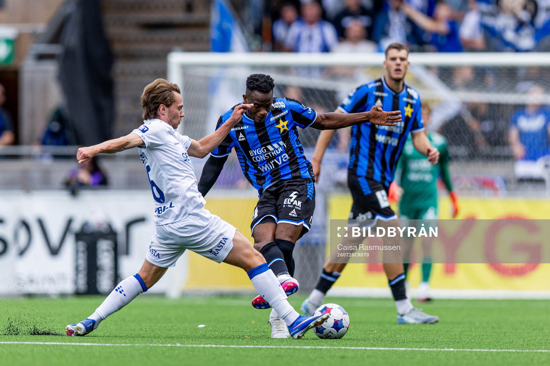 IFK Göteborgs Filip Ottosson och Sirius Mohamed Soumah