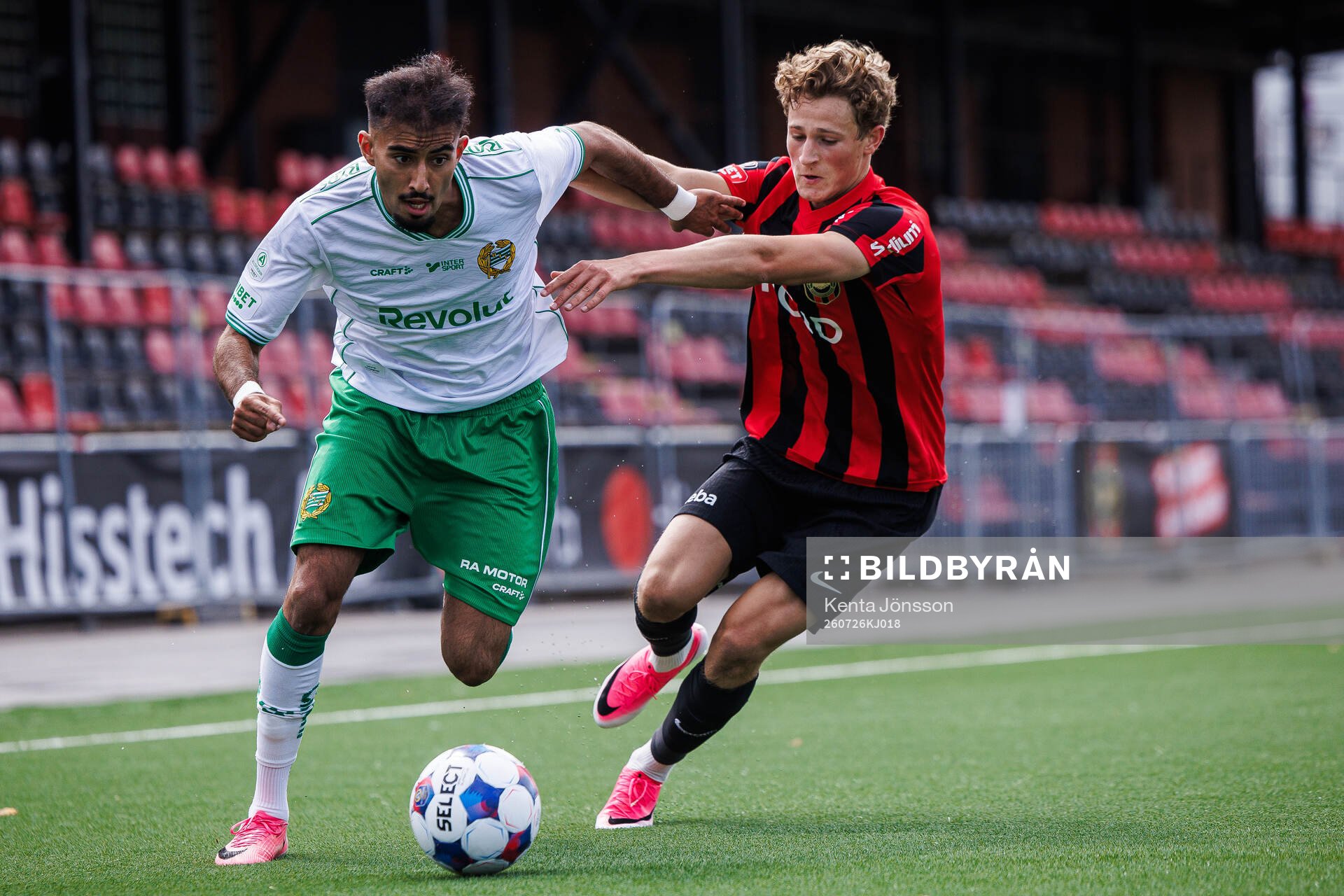 Hammarbys Montader Madjed och Brommapojkarnas Atle Wahlund