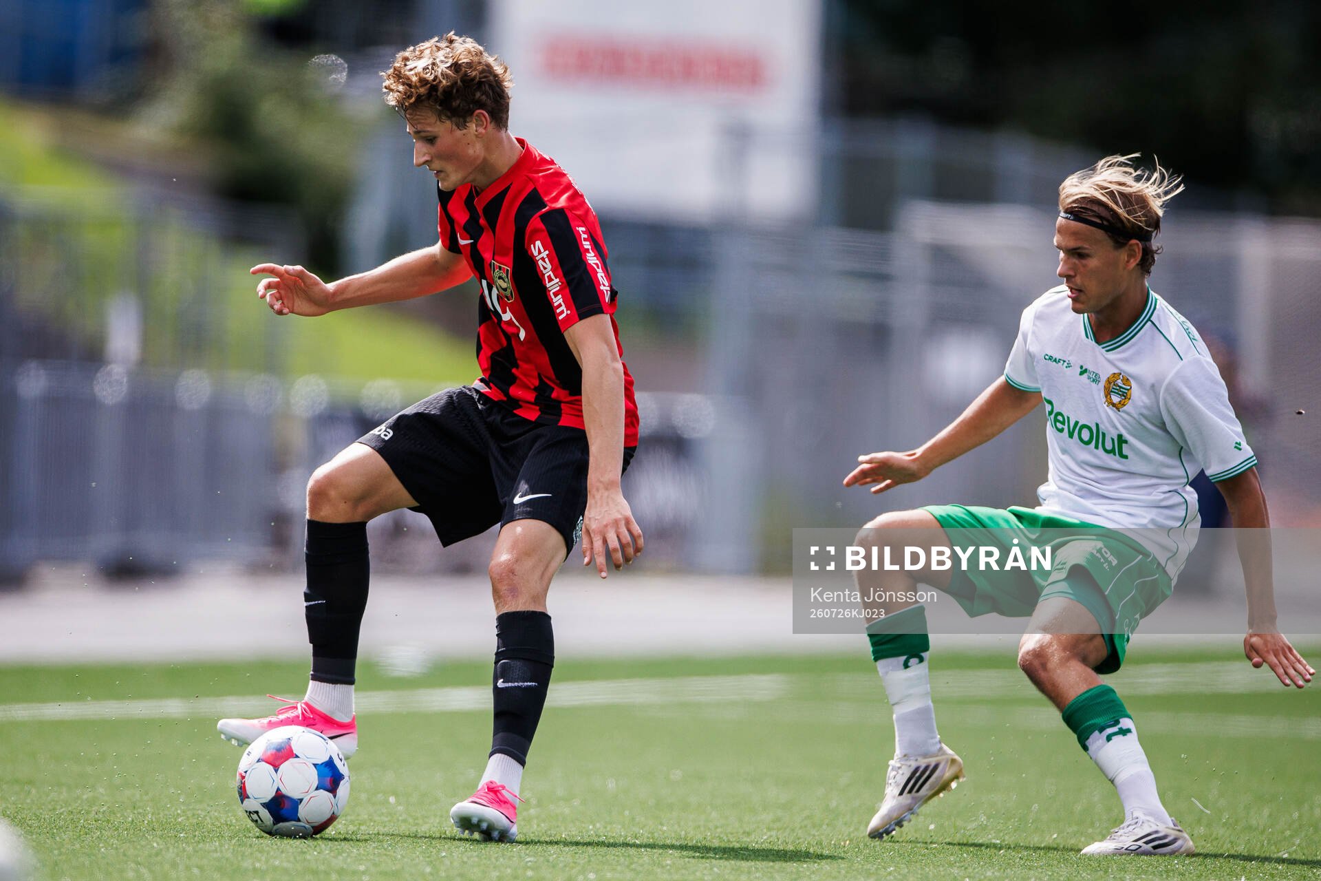 Och Brommapojkarnas Atle Wahlund och Hammarbys Markus