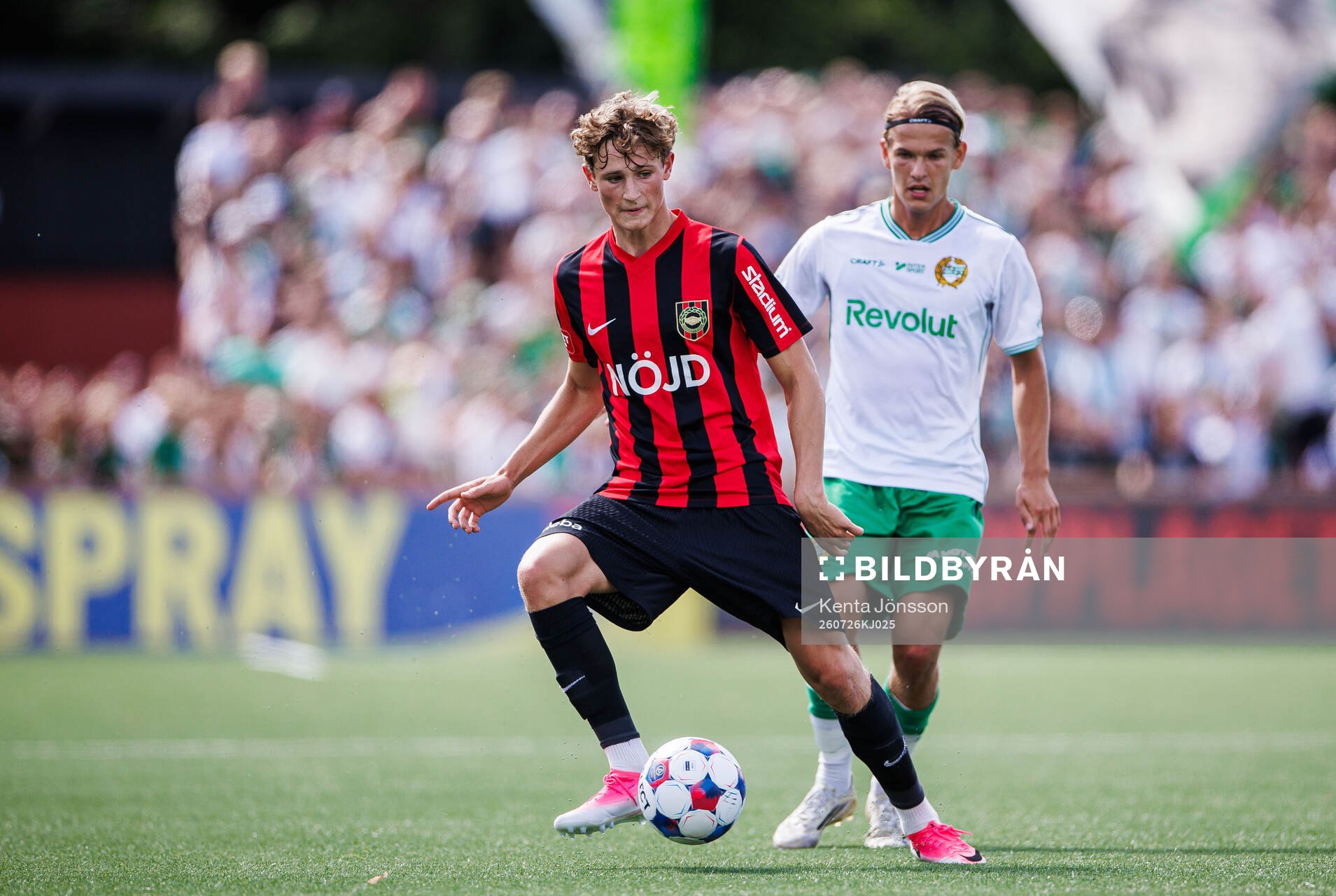 Brommapojkarnas Atle Wahlund och och Hammarbys Markus