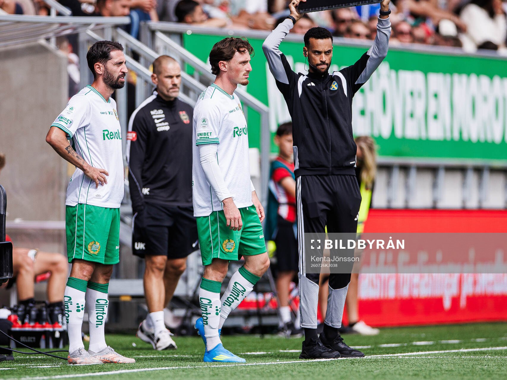 Hammarbys Nahir Besara och Noah Persson