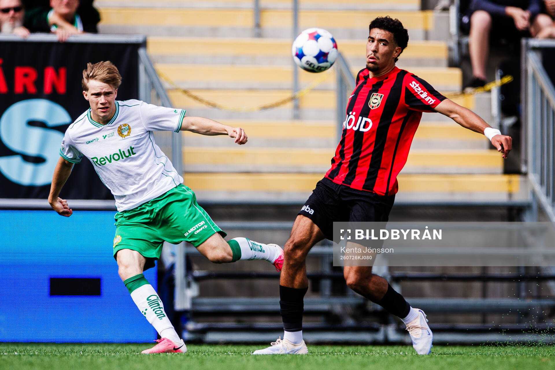 Hammarbys Oliver Jordan Hagen och Brommapojkarnas Kevin