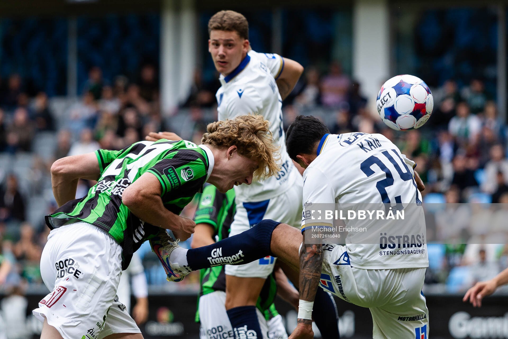 GAIS Filip Beckman och Halmstads Rami Kaib