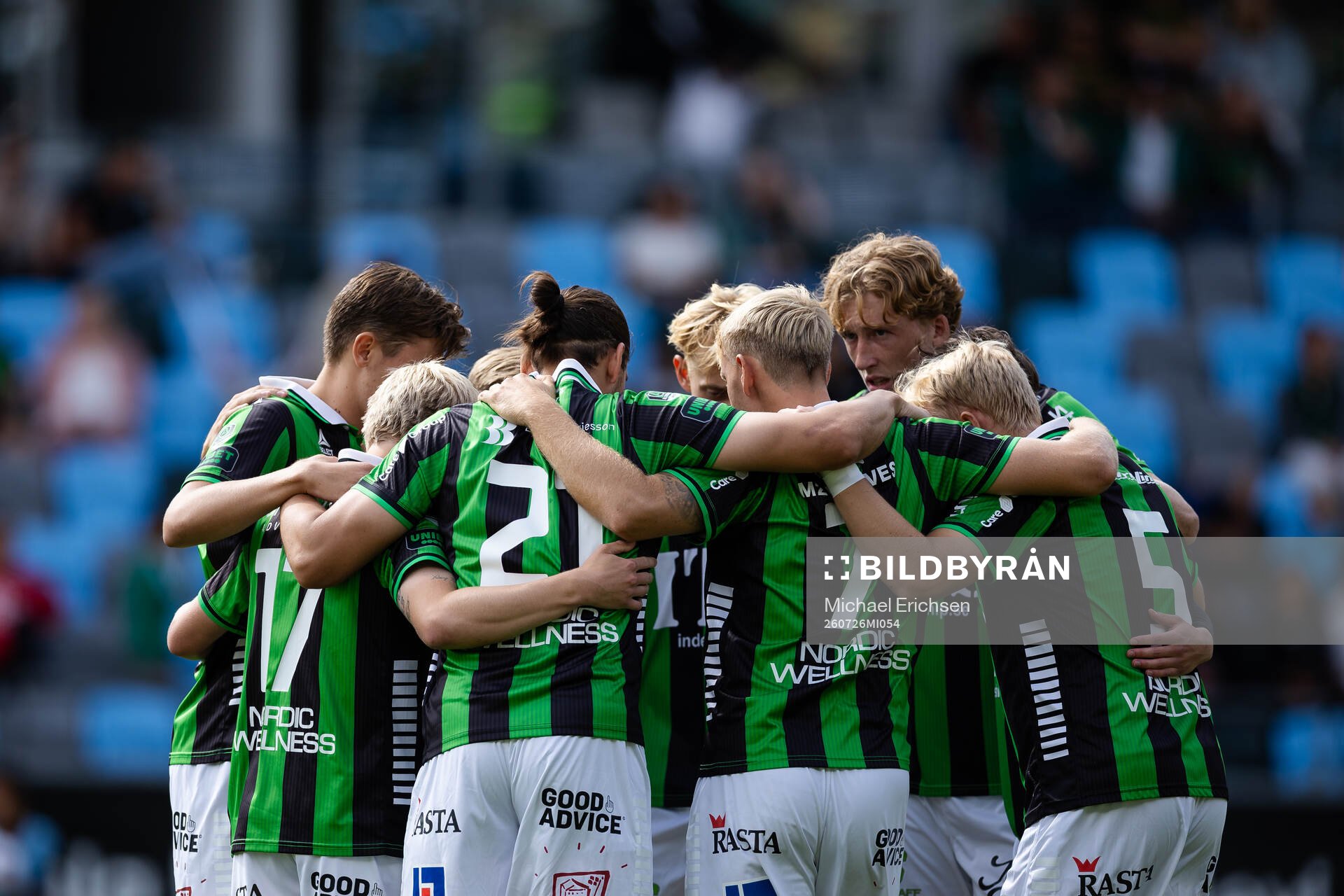 GAIS spelare samlade