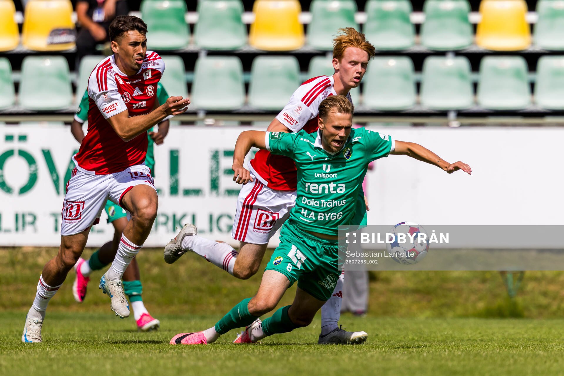 Sandvikens Fabian Andersson och Ljungskiles Vilmer Tyrén