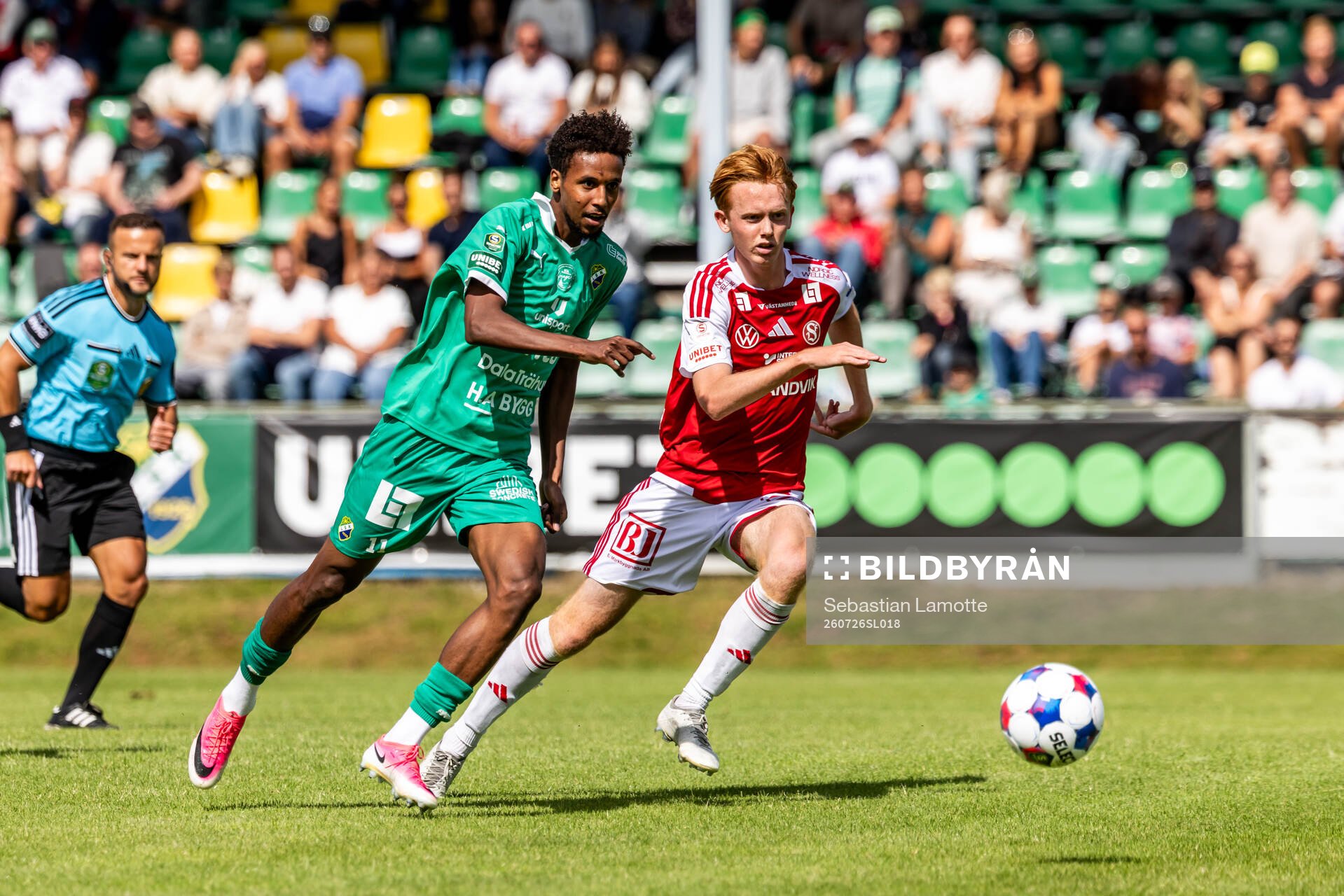 Ljungskiles Abdishakur Bashir Omar och Sandvikens Fabian
