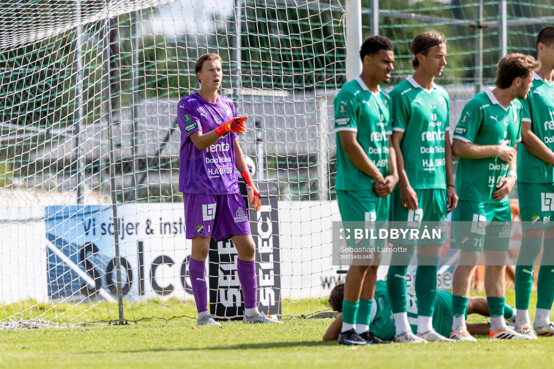 Ljungskiles målvakt Lukas Eriksson