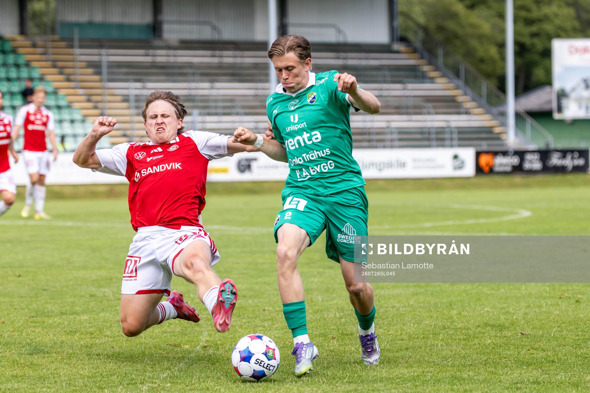 Sandvikens Victor Backman och Ljungskiles Rasmus Nåfors