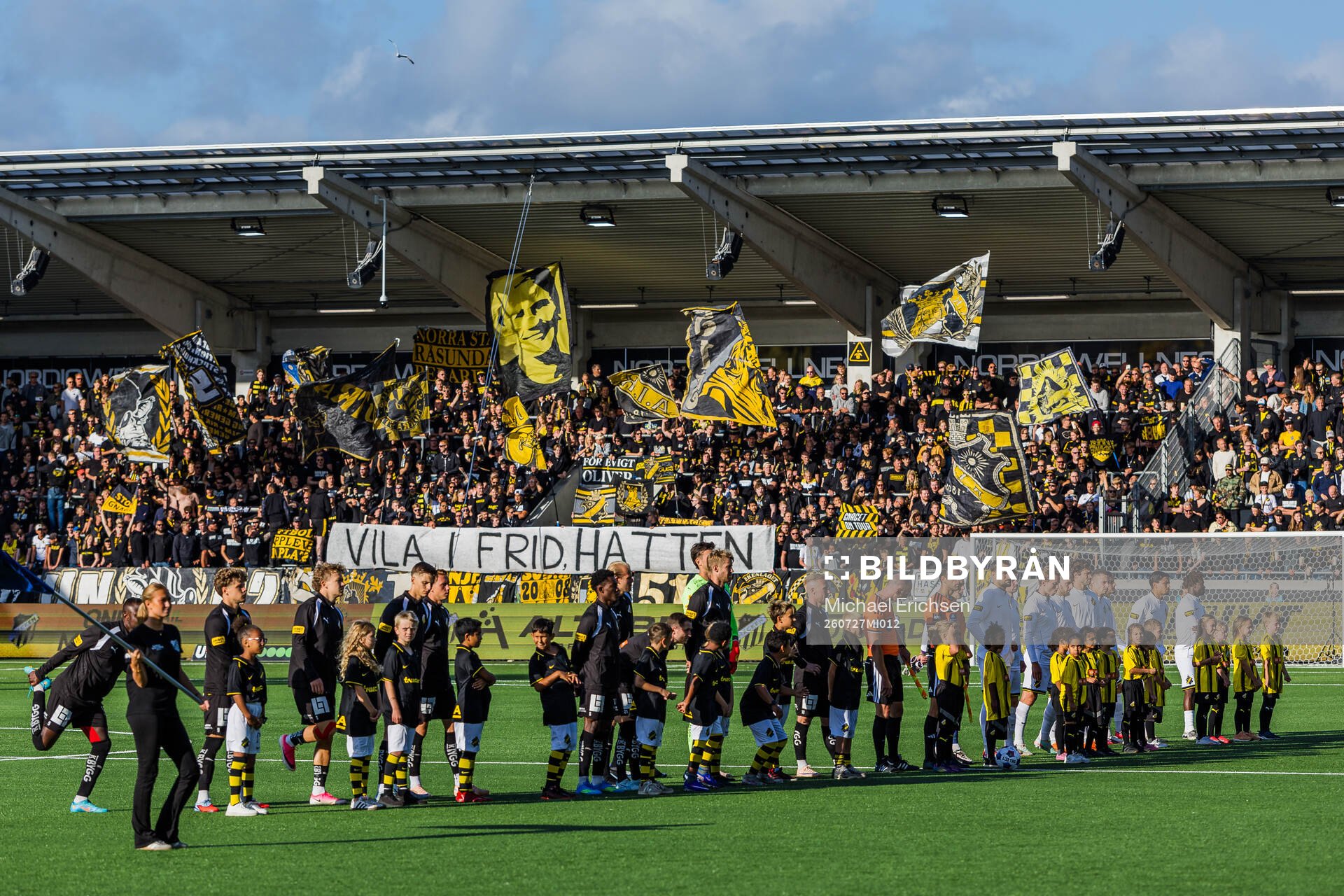 AIKs supportrar och line-up
