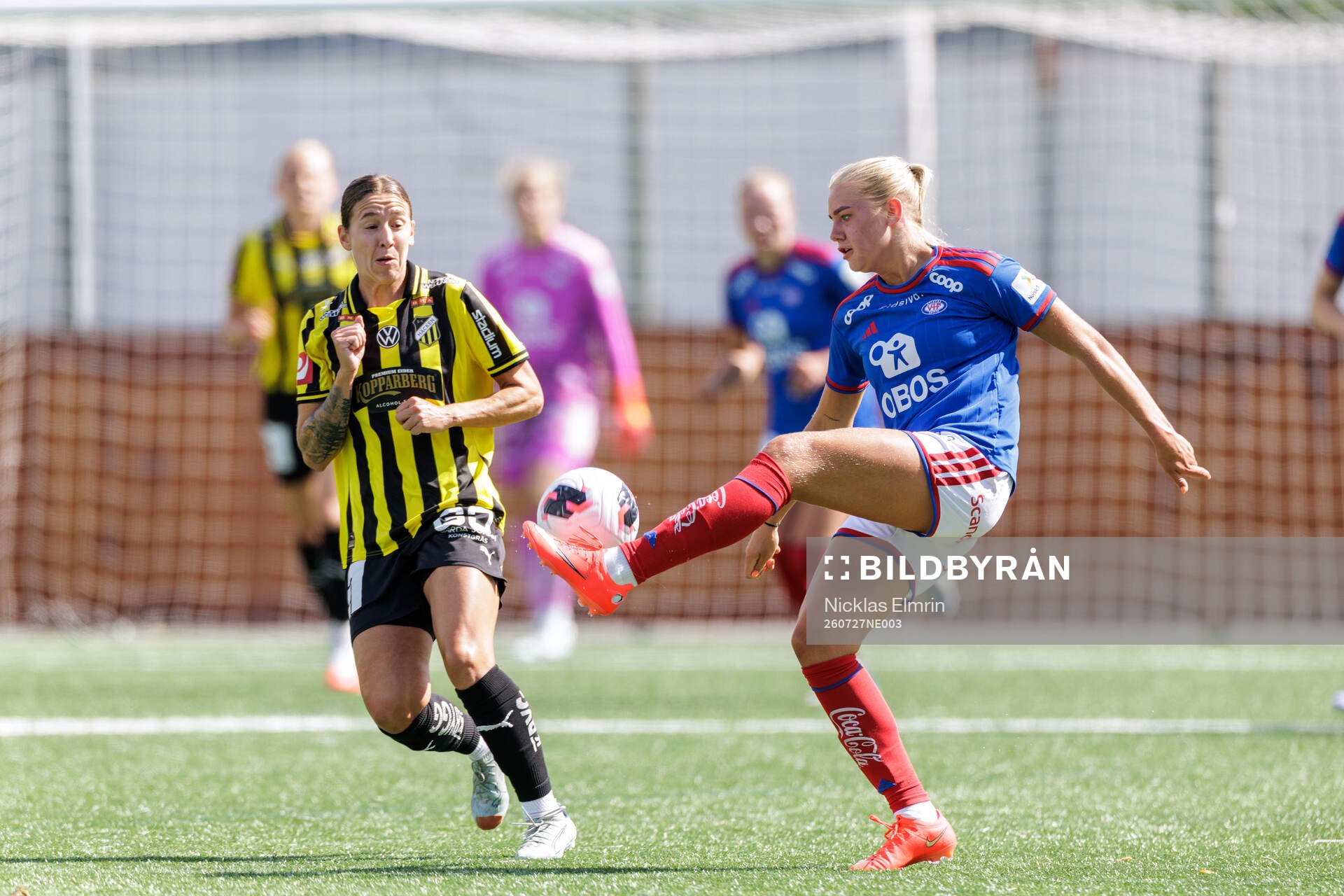 Häckens Tabitha Michelle Tindell och Monica Jusu Bah