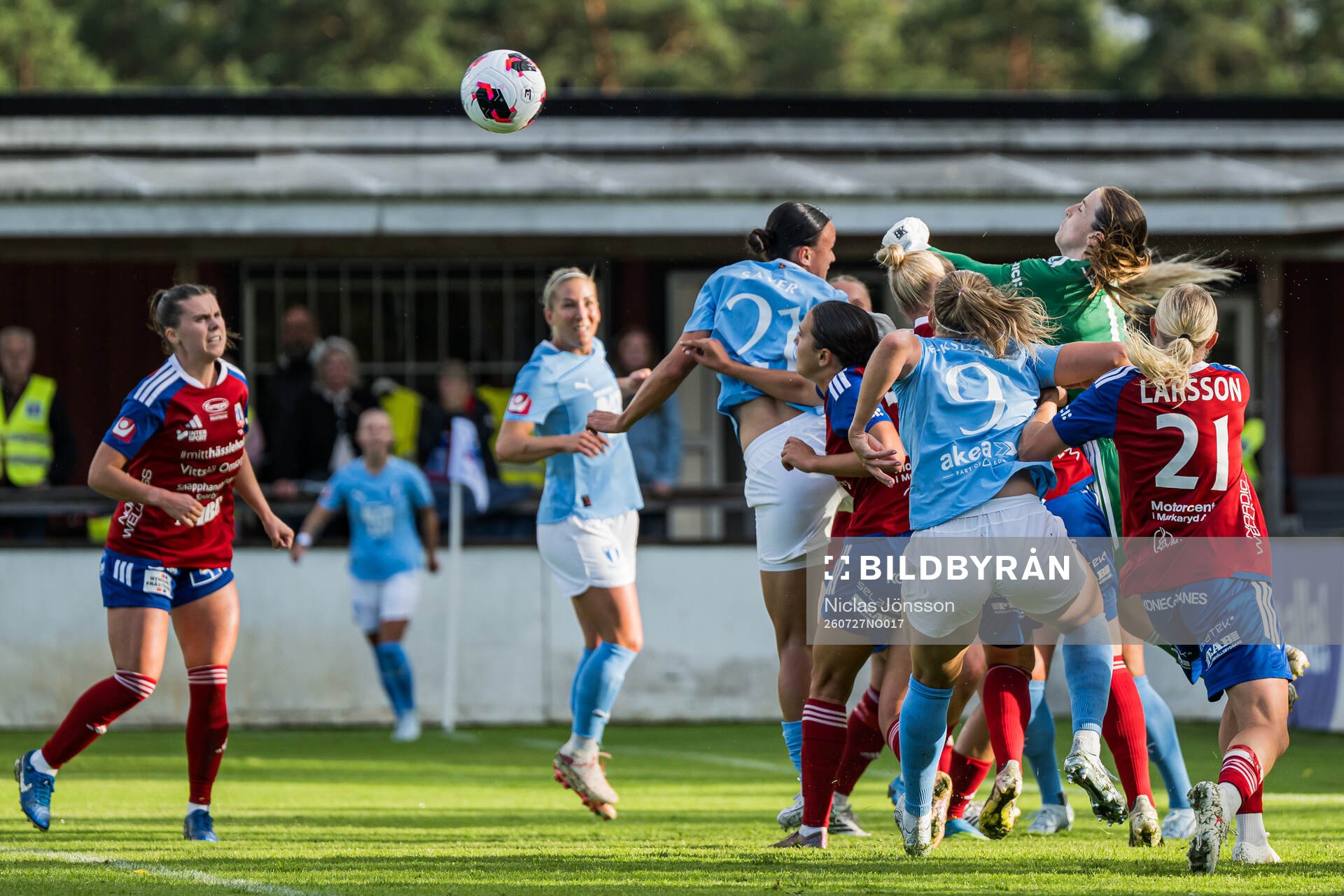 Vittsjös målvakt Elin Vaughan