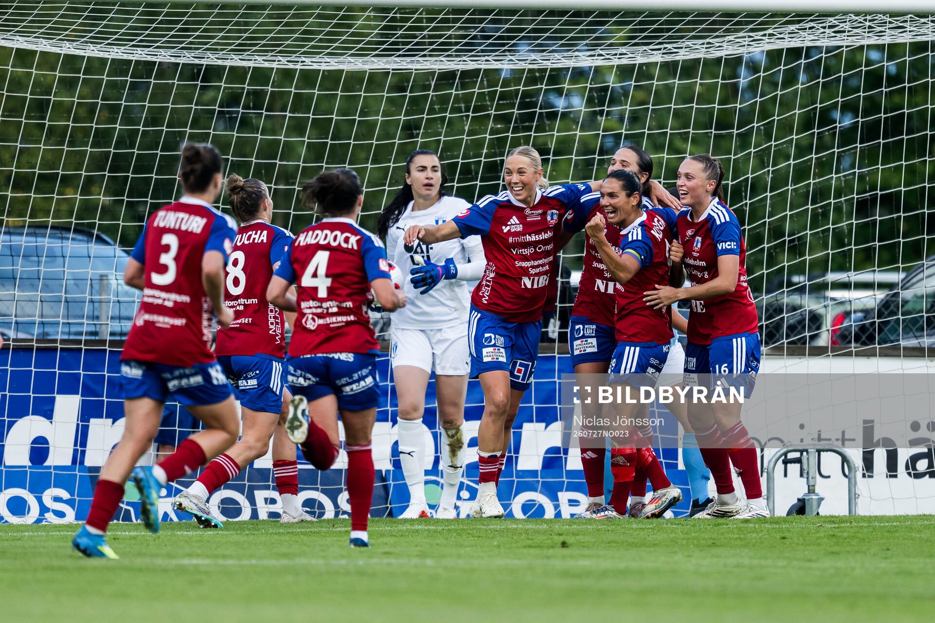 Vittsjös spelarna jublar