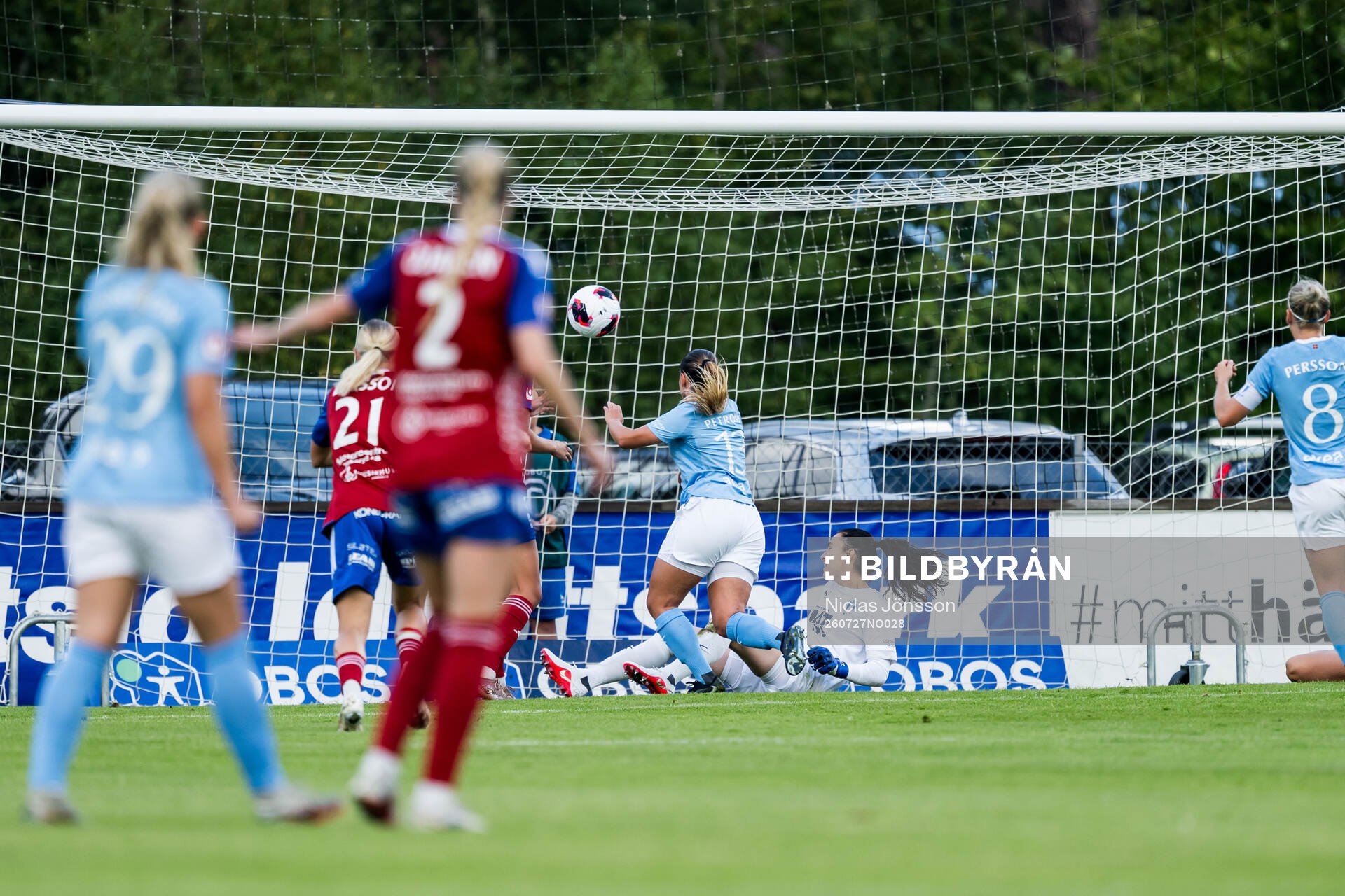 Malmö FFs Emma Petrovic vid 1-0