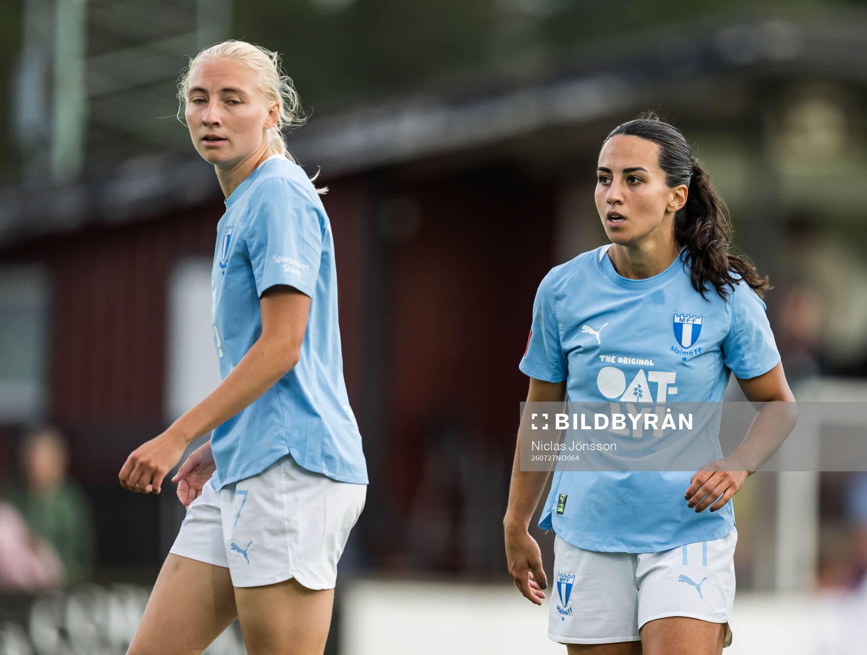 Malmö FFs Stinalisa Johansson och Vesna Milivojevic