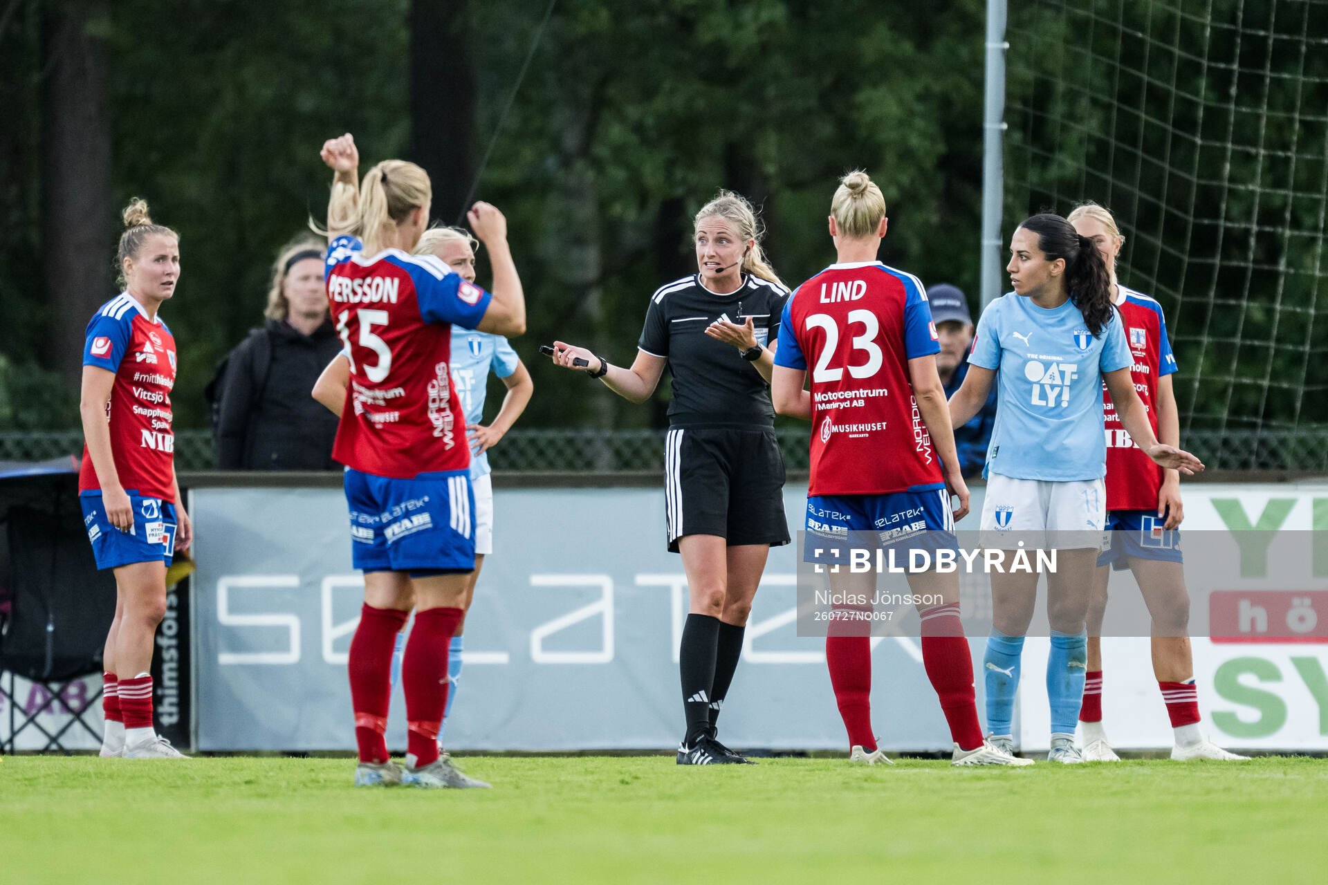 Domare Eva Svärdsudd i samtal med och Vittsjö och Malmö