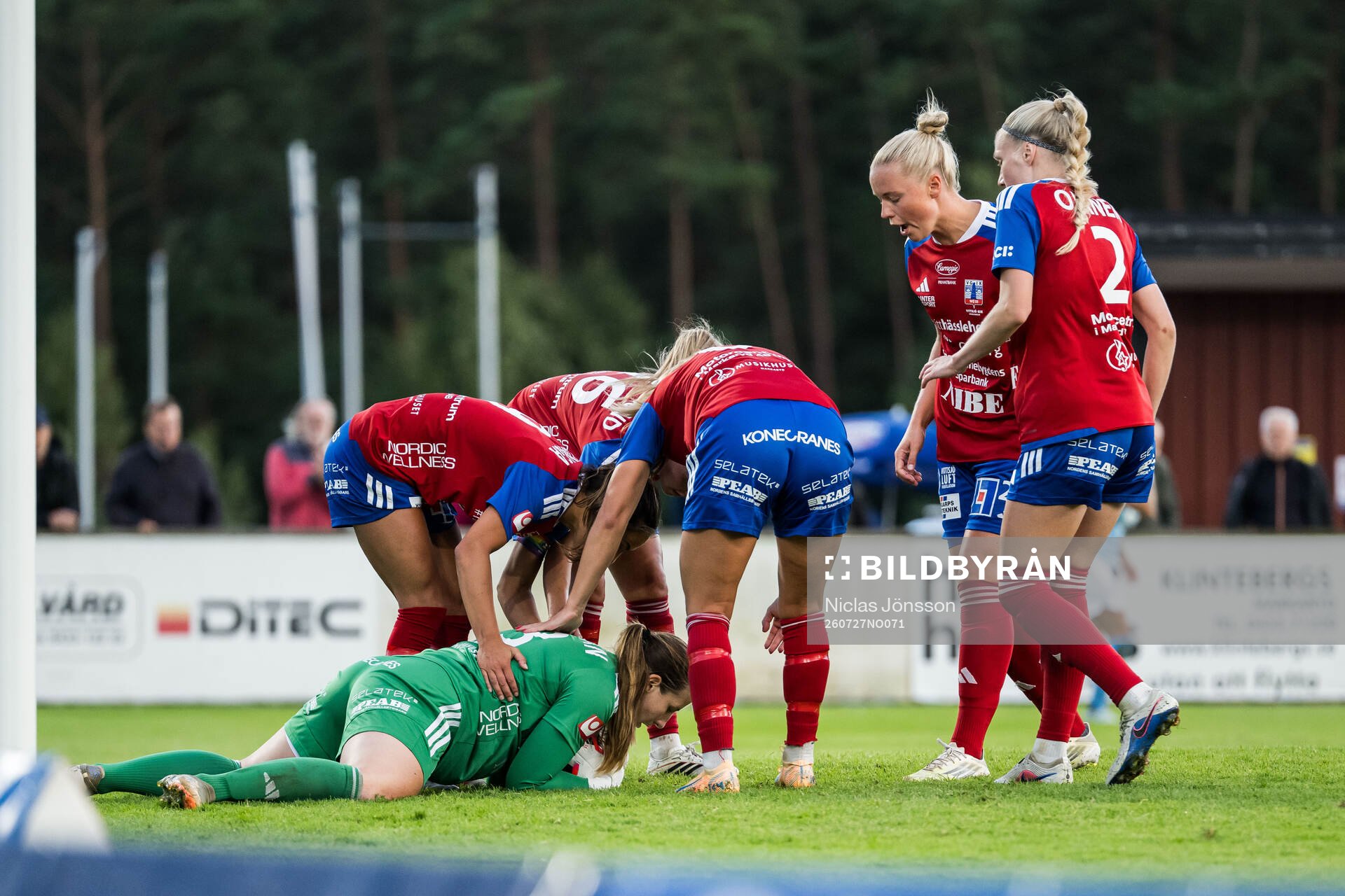 Vittsjös målvakt Elin Vaughan