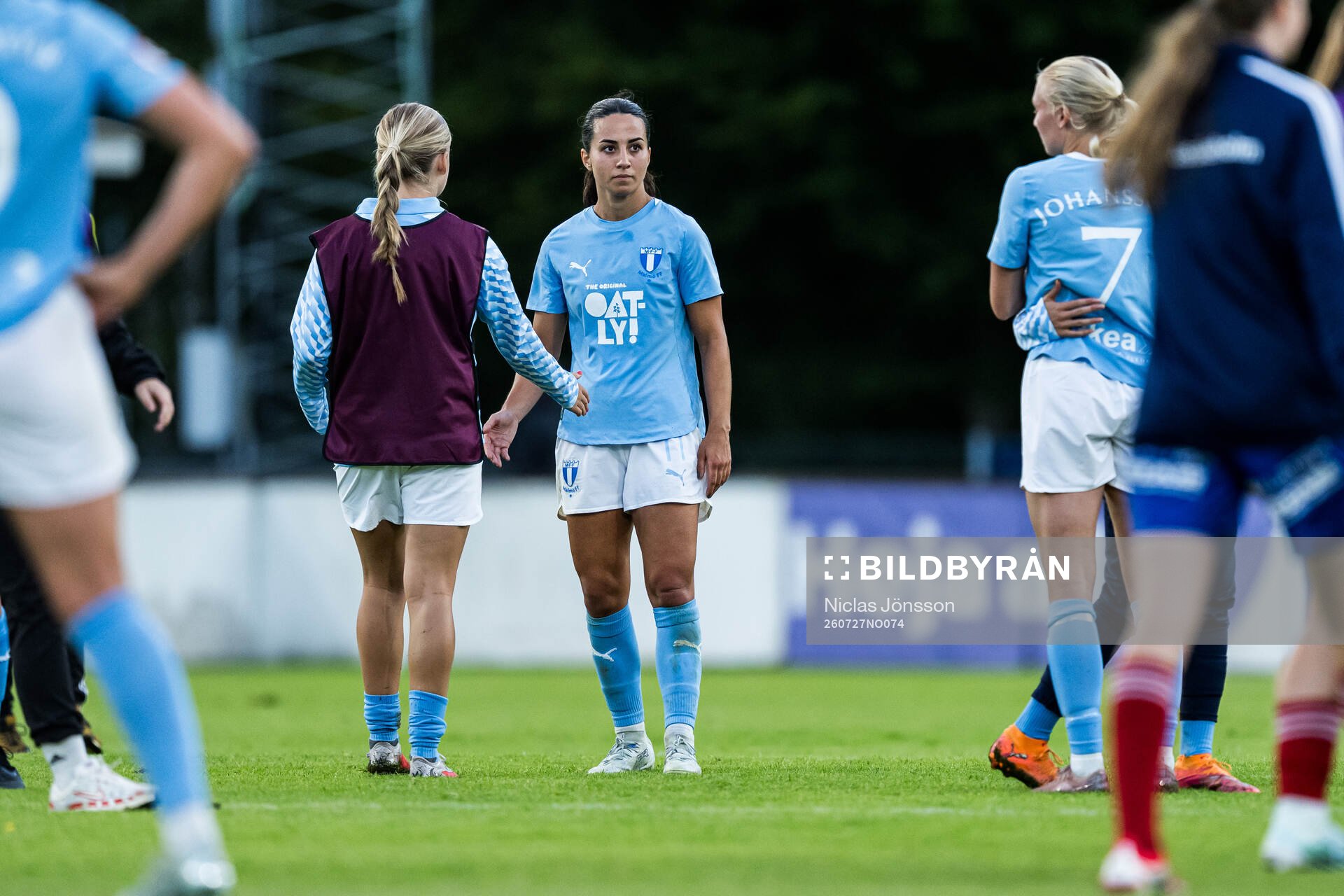 Malmö FFs Vesna Milivojevic deppar
