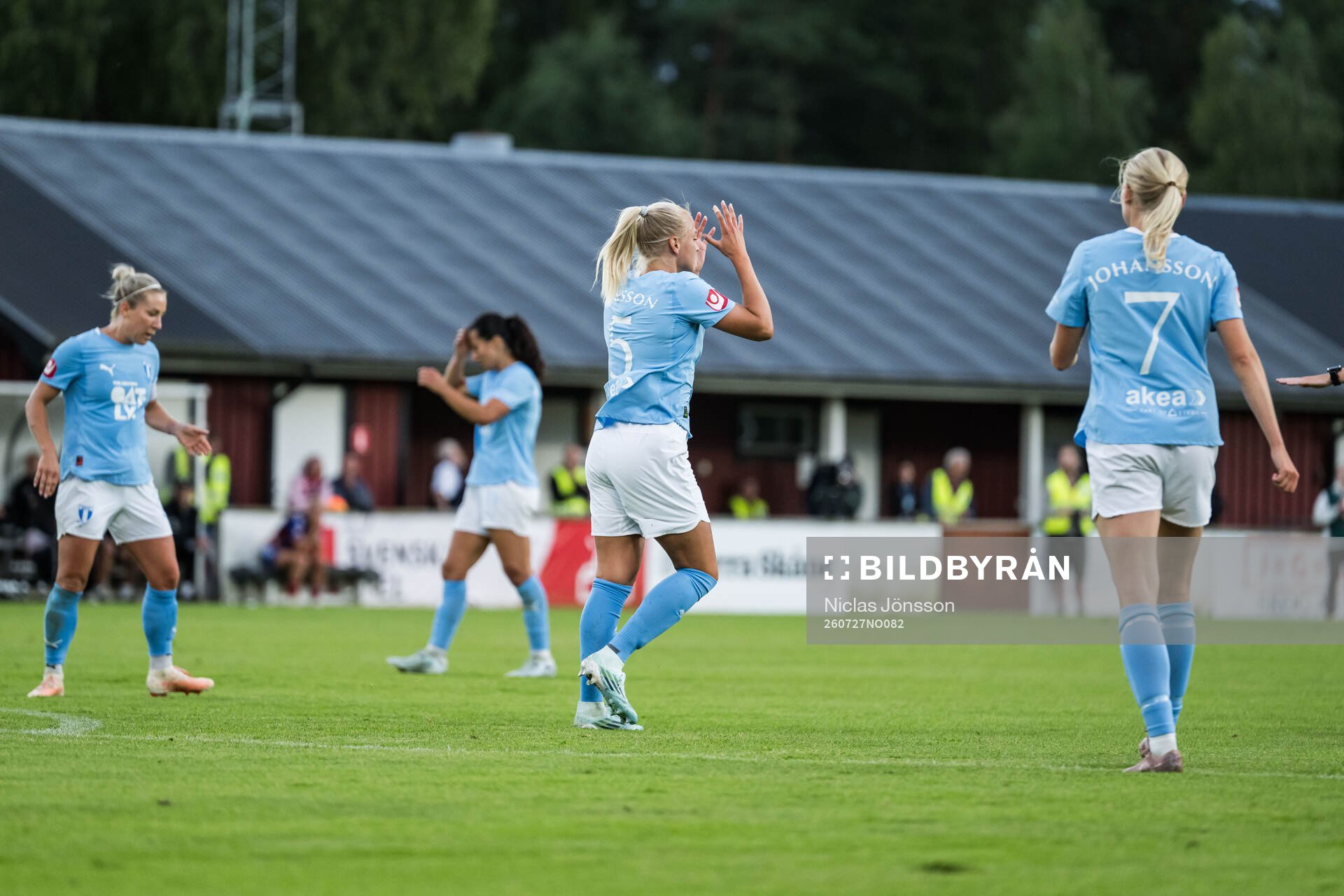 Malmö FFs Wilma Carlsson deppar