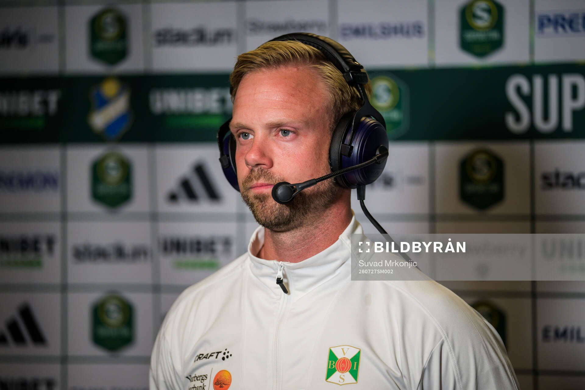 Varbergs tränare Victor Salwén