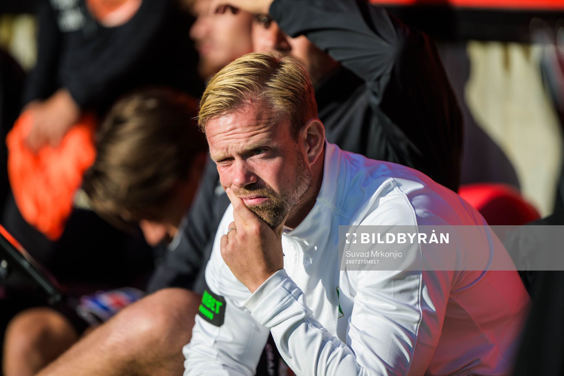 Varbergs tränare Victor Salwén