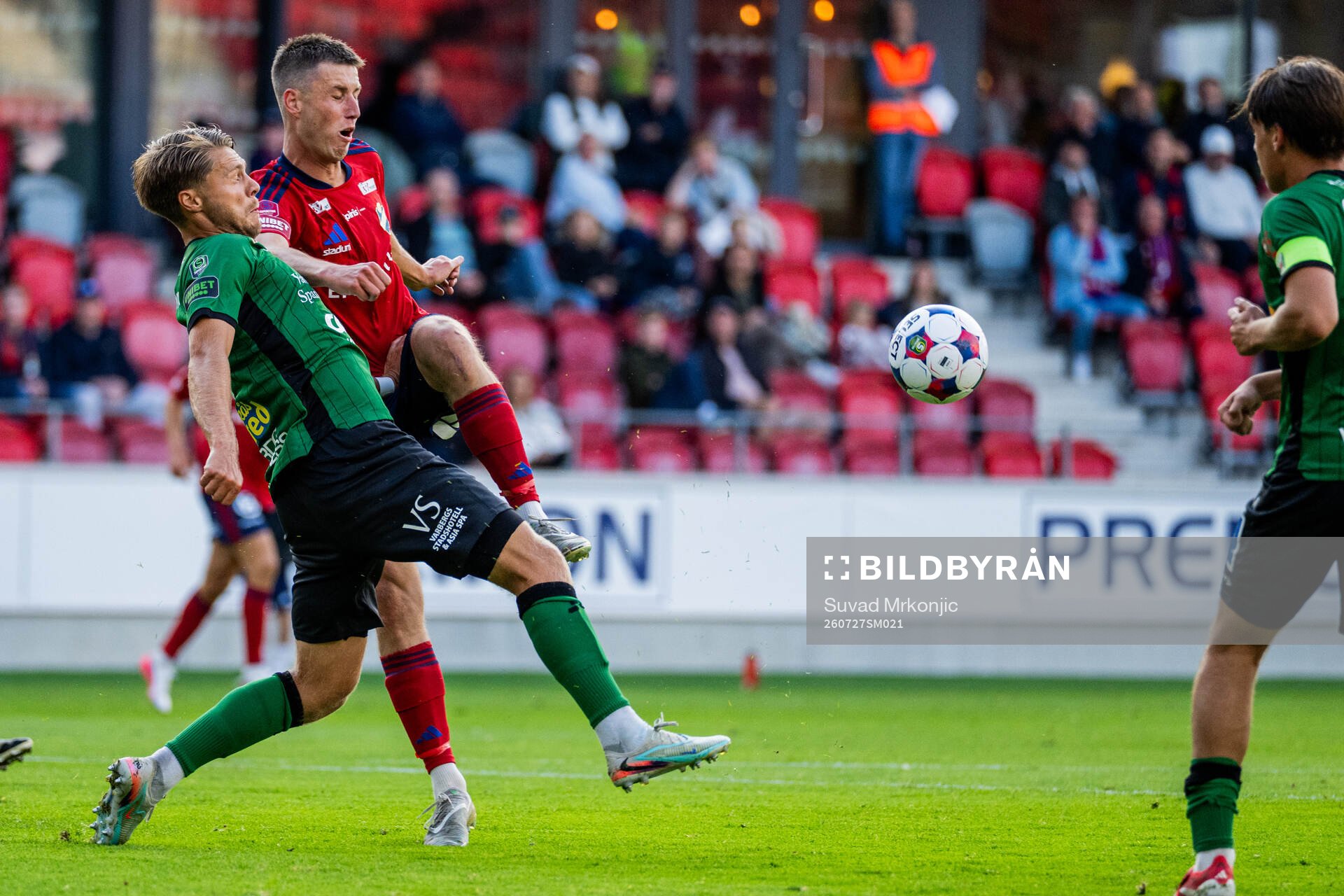 Varbergs Gustav Broman och Östers Filip Olsson