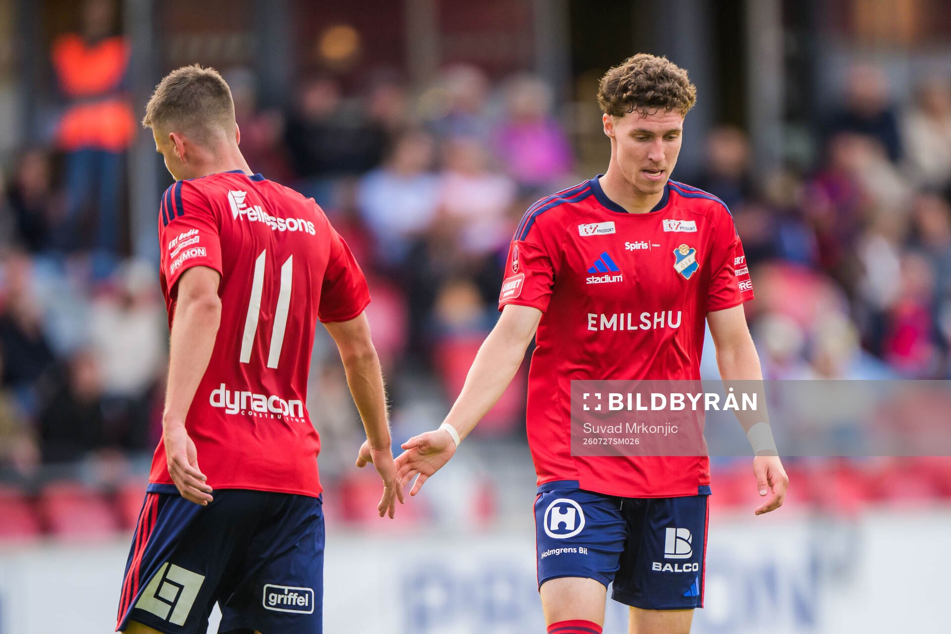 Östers Filip Olsson och Samuel Burakowsky deppar