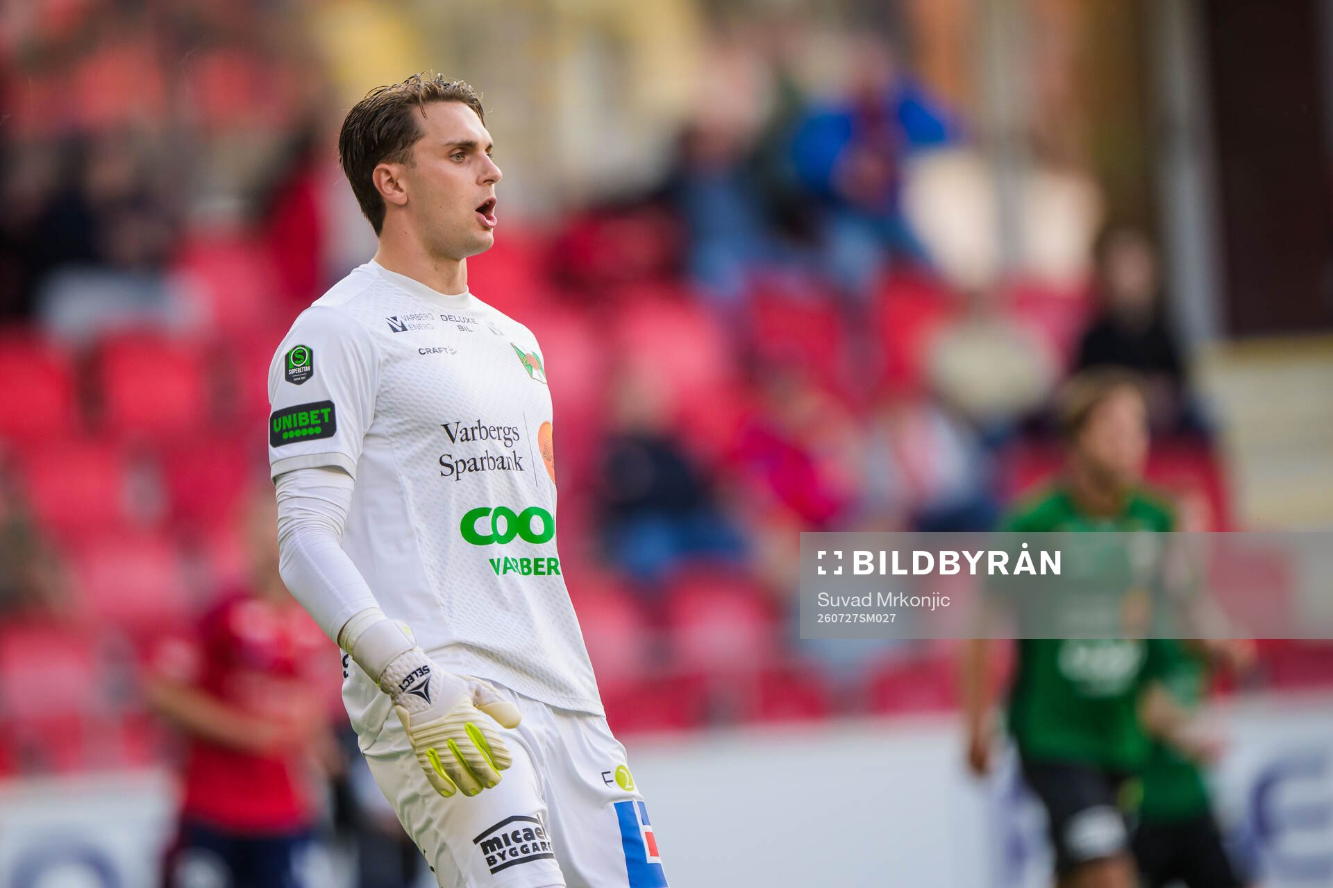 Varbergs målvakt Oscar Ekman