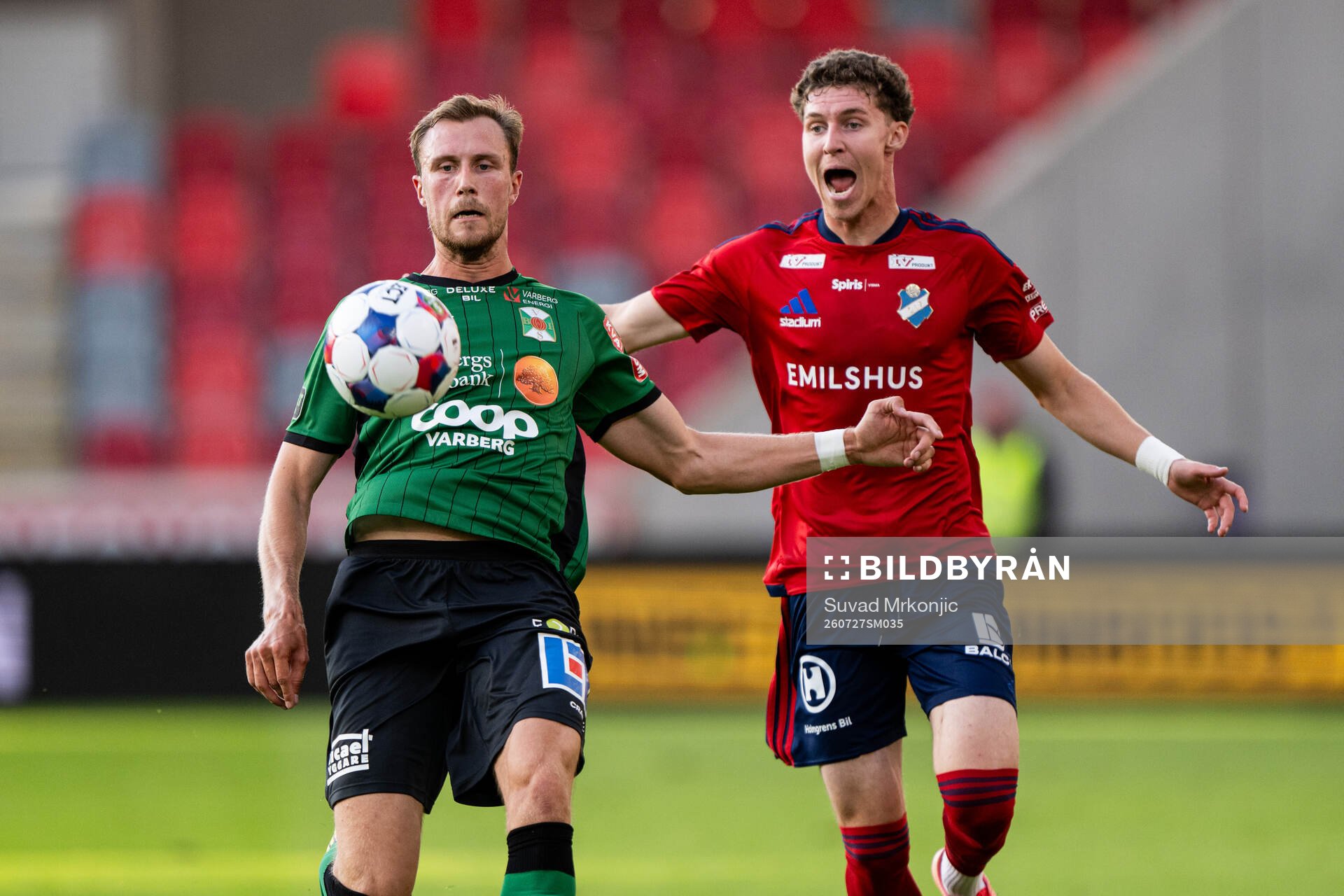 Varbergs Niklas Dahlström och Östers Samuel Burakowsky