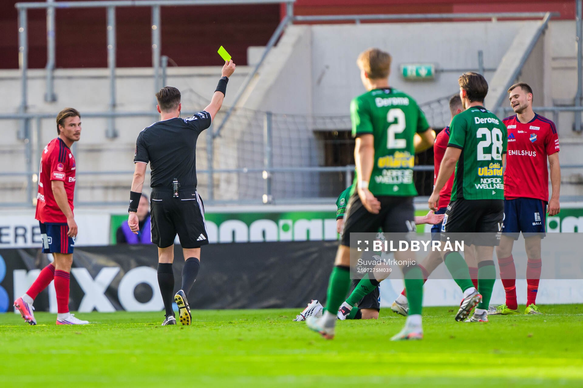 Östers Oscar Uddenäs varnas