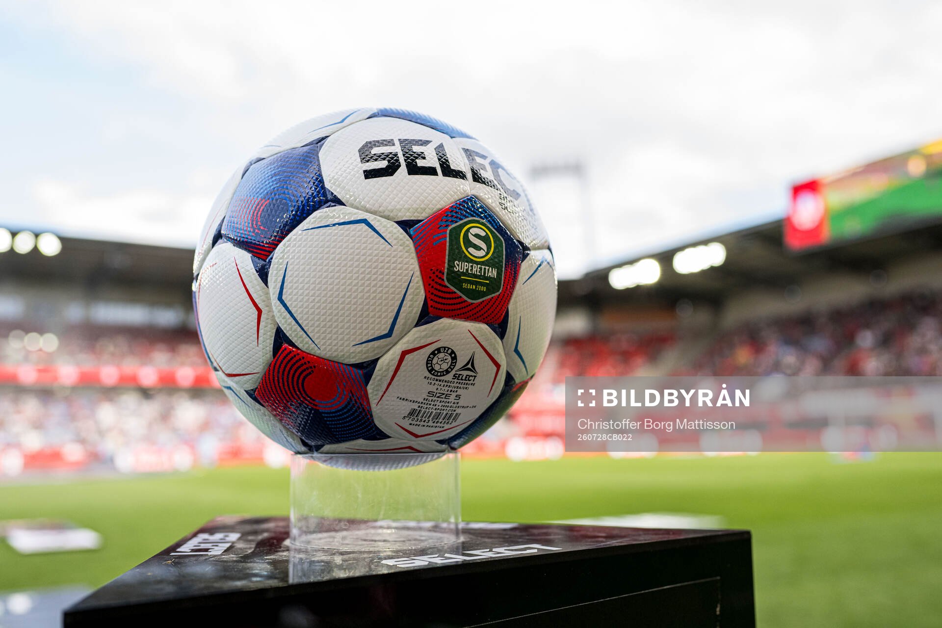 Officiell matchboll för Superettan