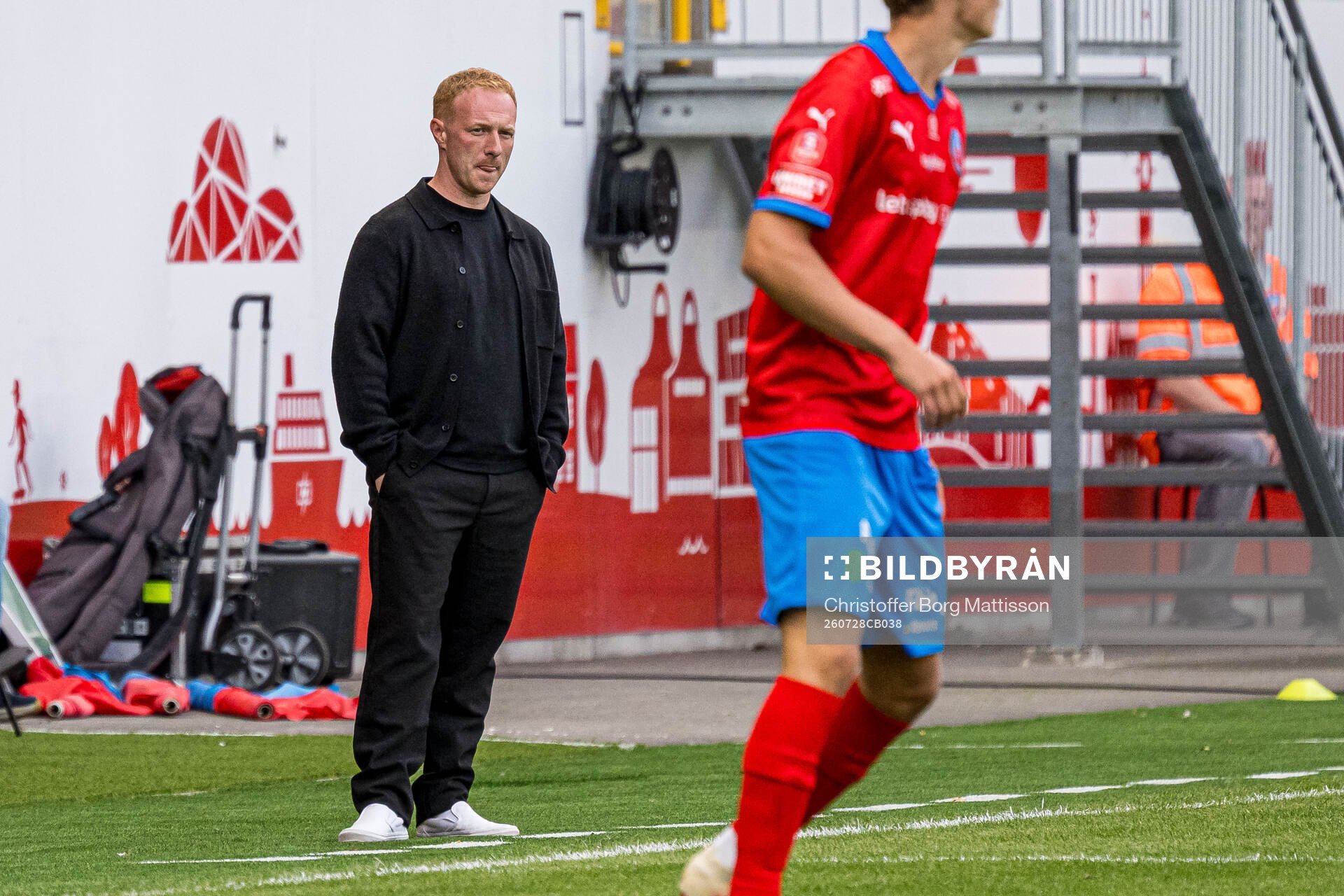 Helsingborgs manager Stevie Grieve