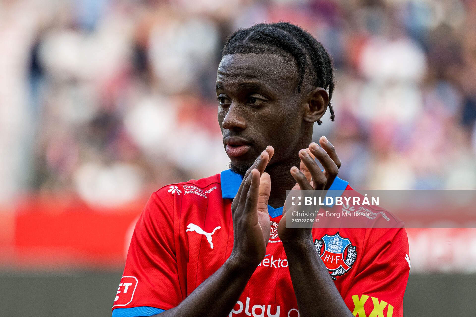Helsingborgs Clancy Valere Biten