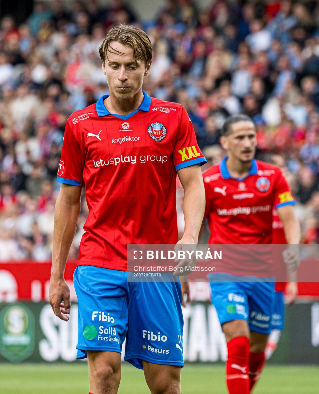 Helsingborgs Lukas Kjellnäs deppar