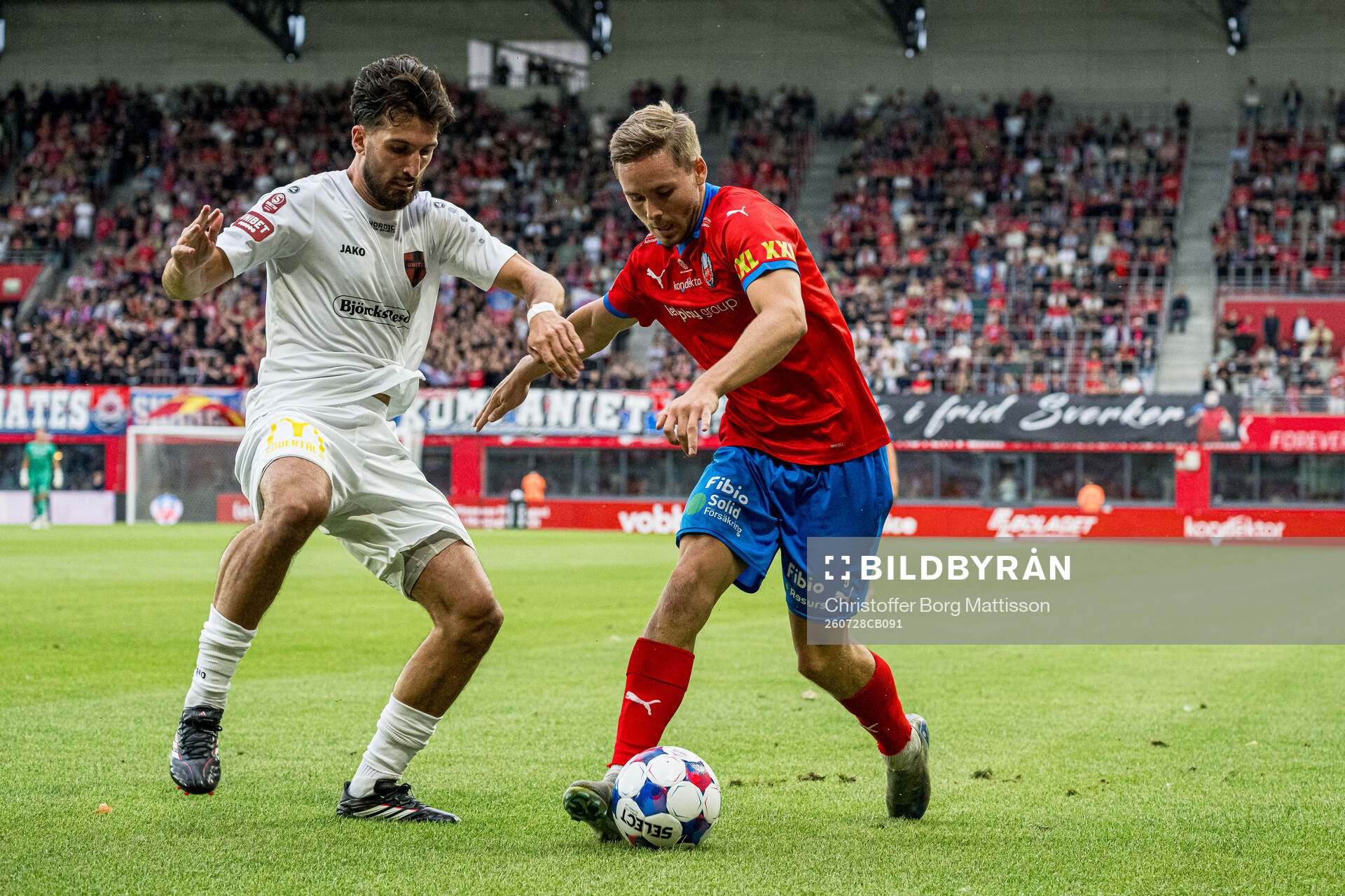 Nordic Uniteds Matteus Behnan och Helsingborgs Simon