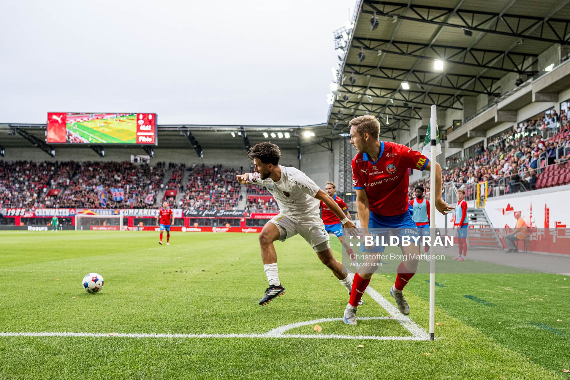 Nordic Uniteds Matteus Behnan och Helsingborgs Simon