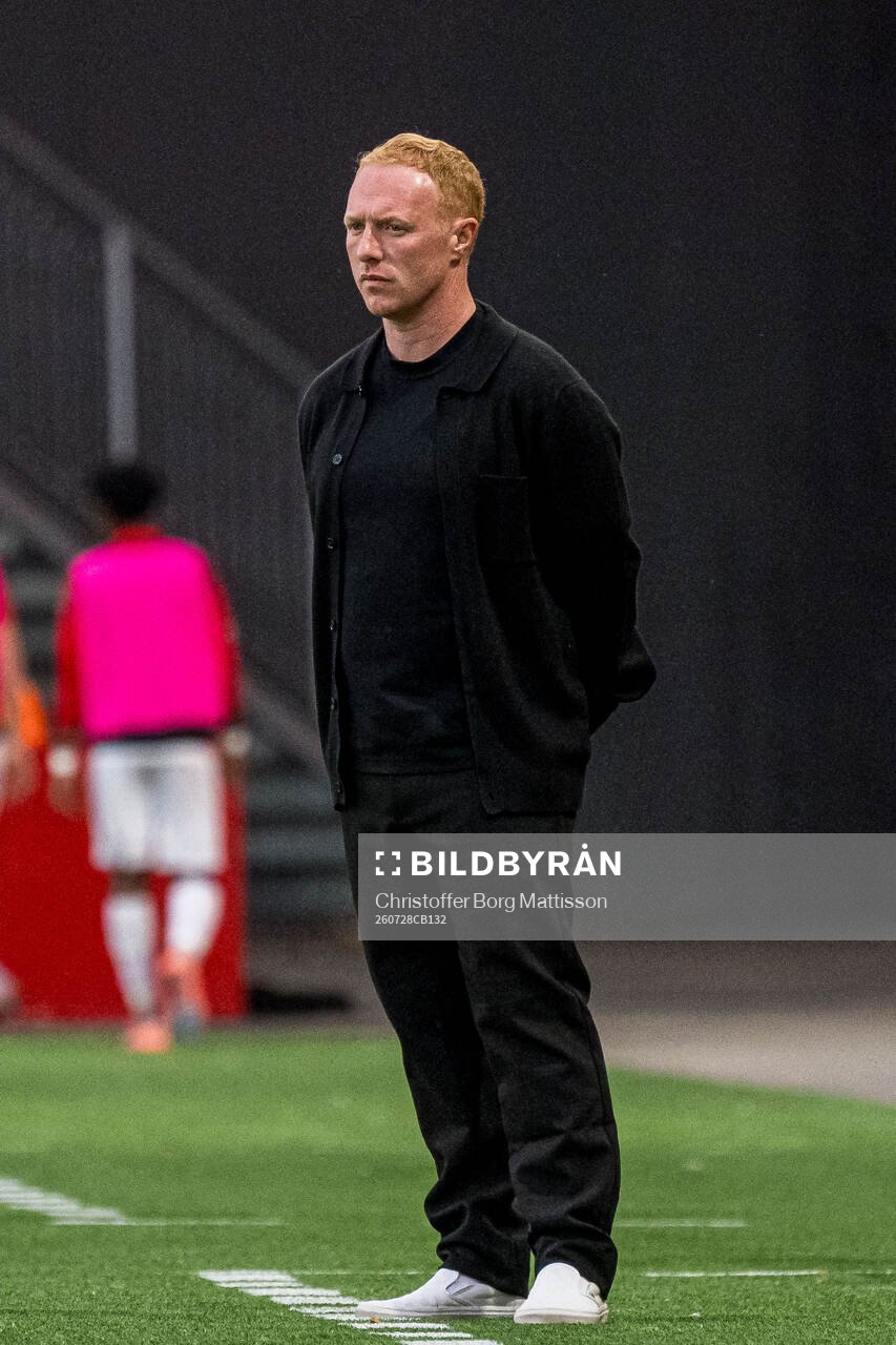 Helsingborgs manager Stevie Grieve