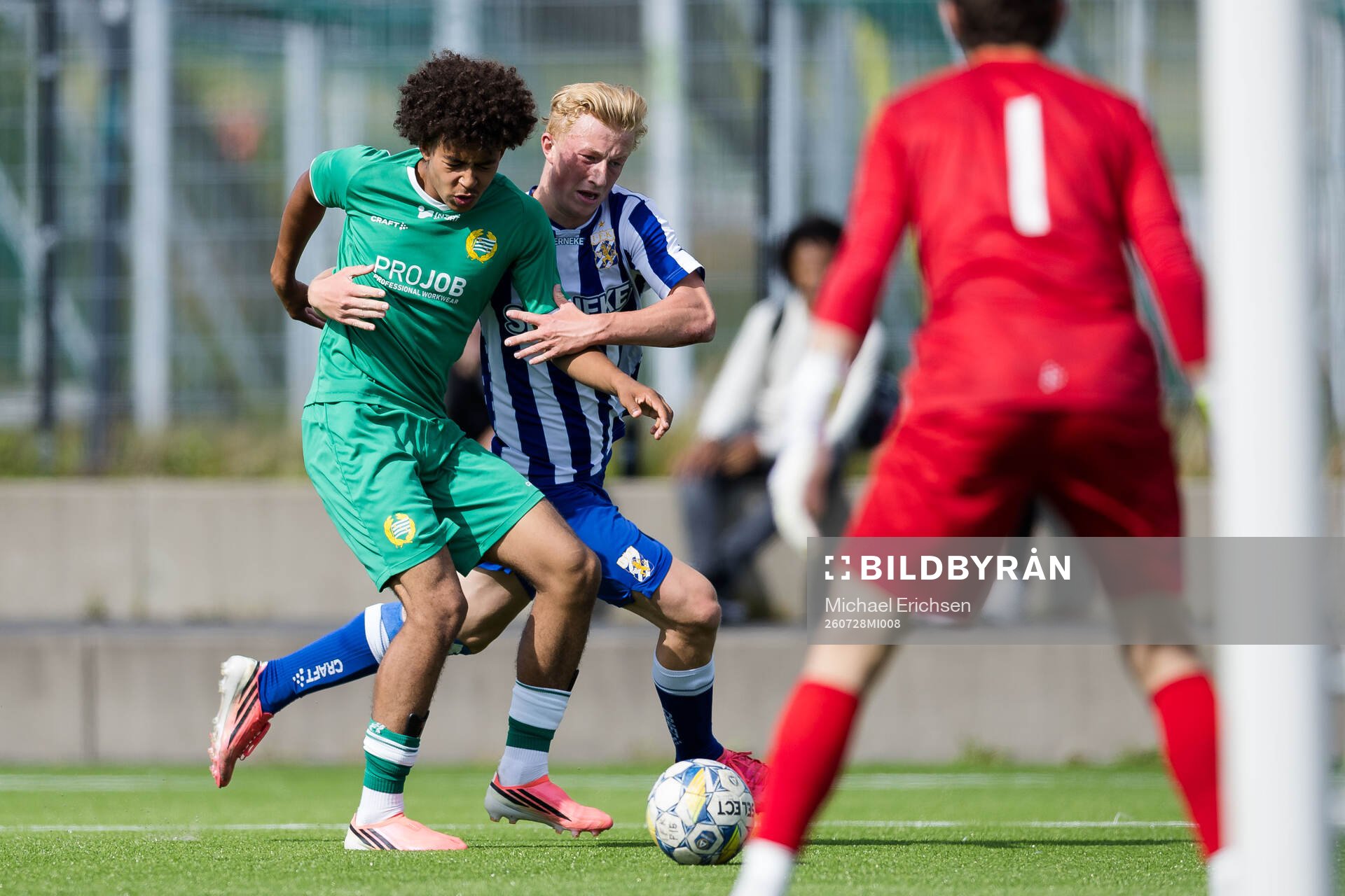 Hammarbys Ison Lindsay Bodin och IFK Göteborgs Alvin