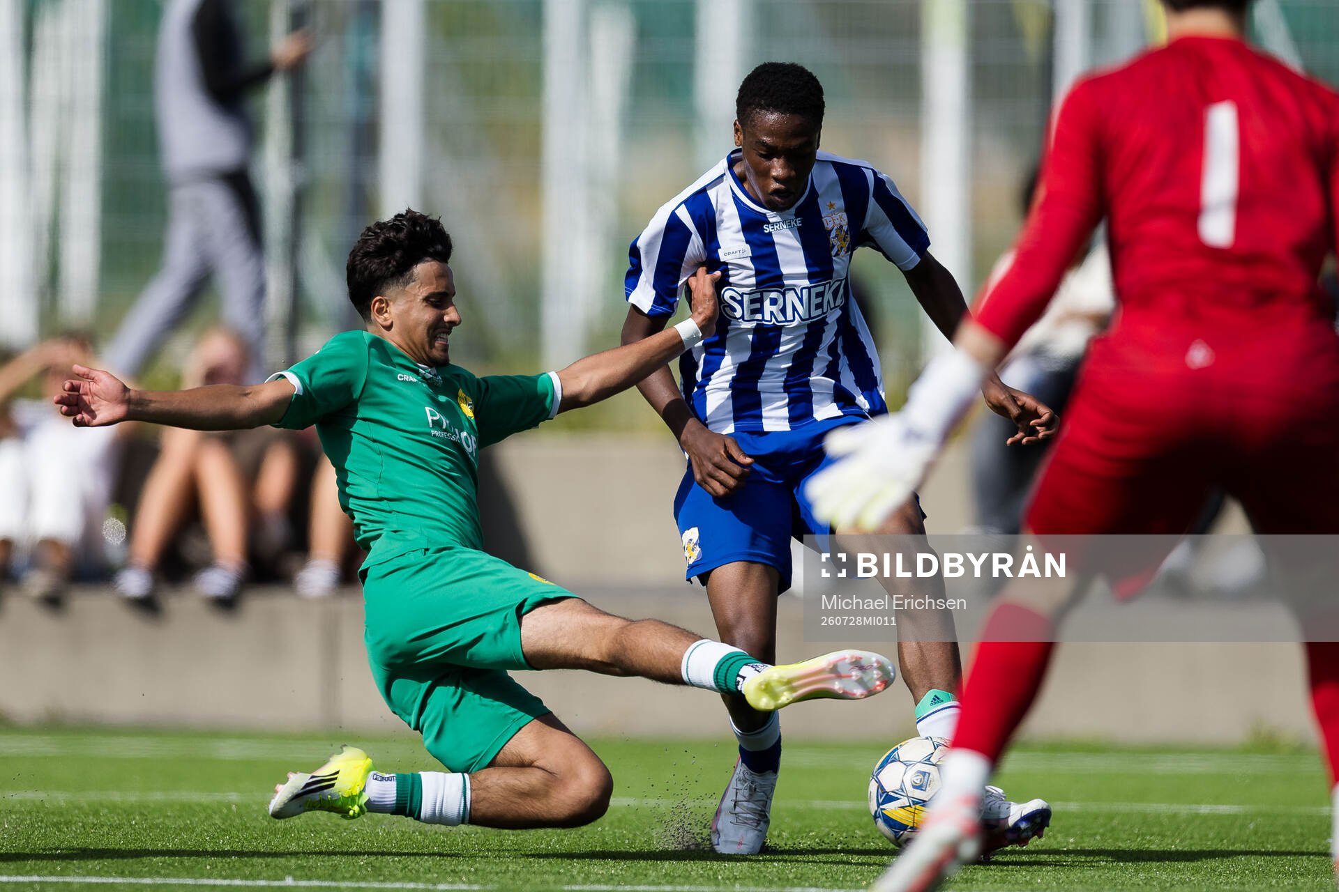 Hammarbys Ali Alsaaid och IFK Göteborgs Alvin Nordstrand
