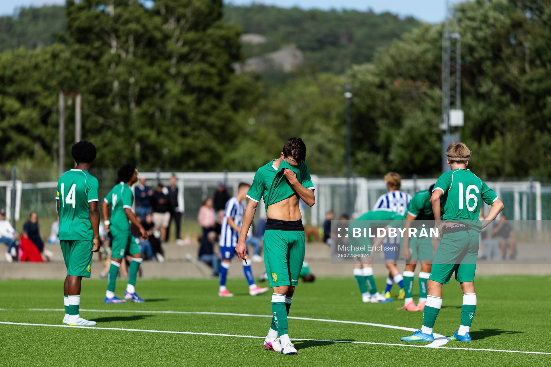 Hammarbys spelare deppar