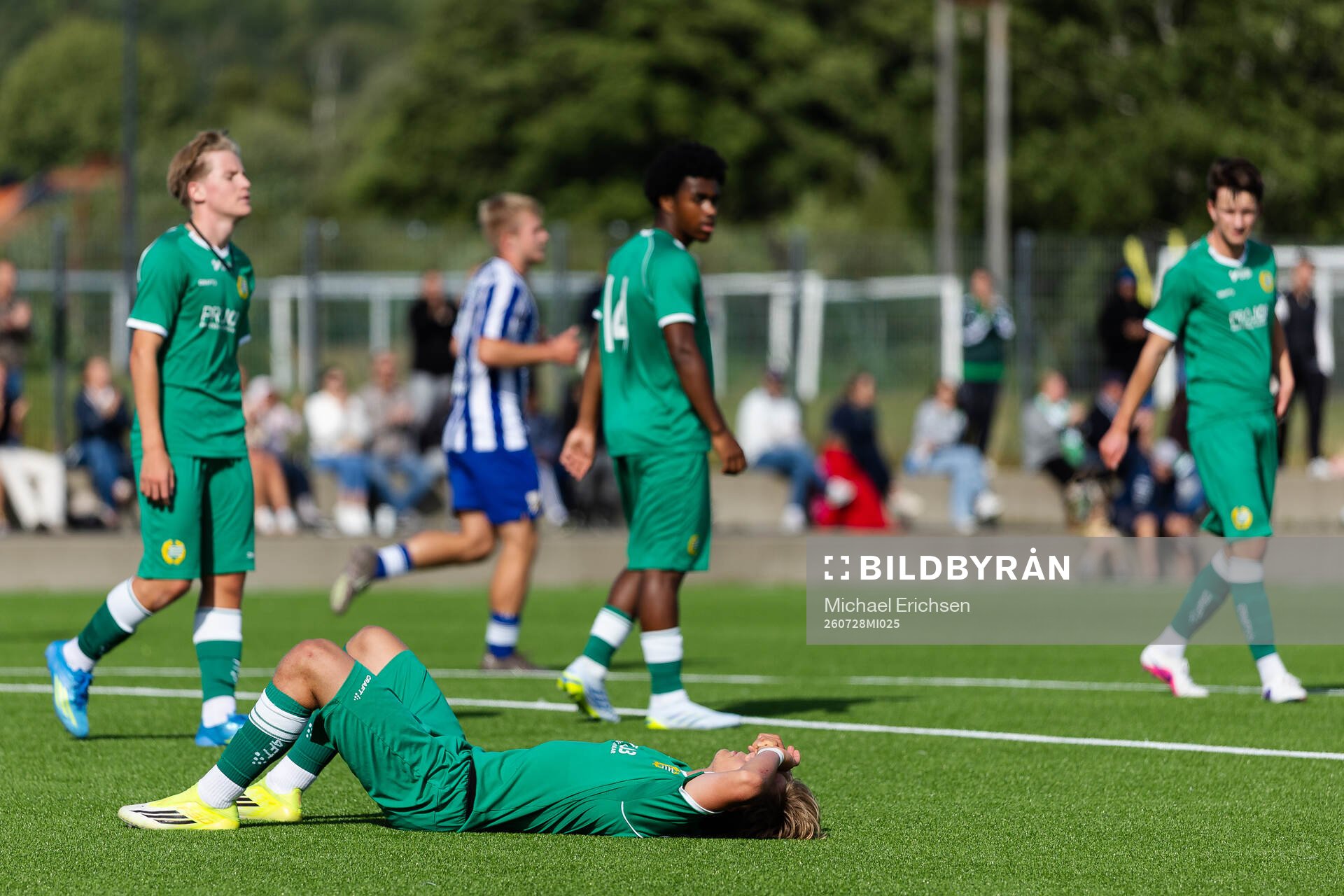 Hammarbys spelare deppar