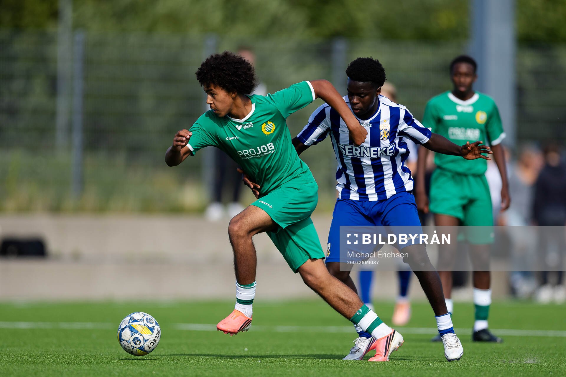 Hammarbys Ison Lindsay Bodin och IFK Göteborgs Landing