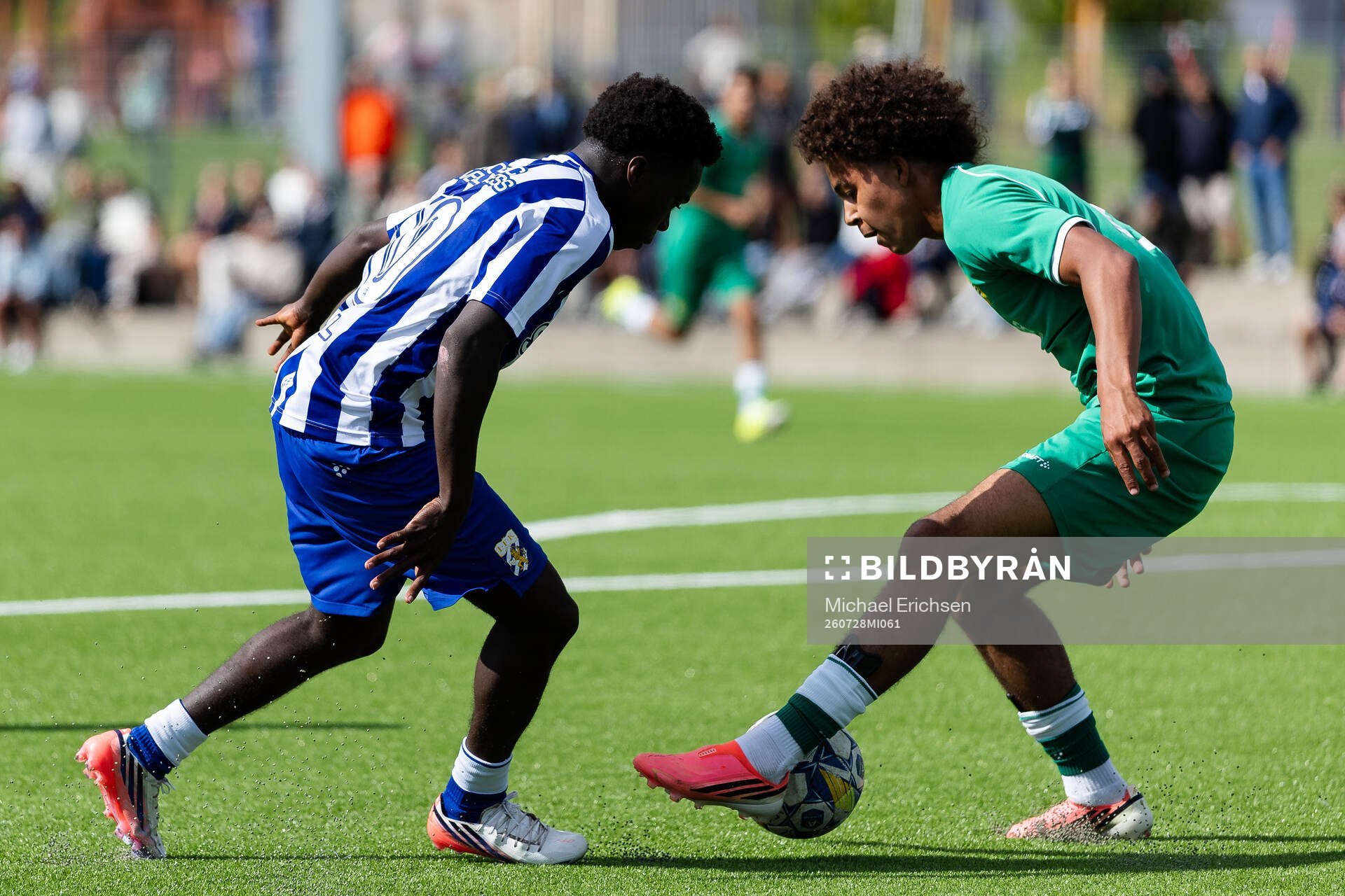 IFK Göteborgs Landing Sidibeh och Hammarbys Ison Lindsay