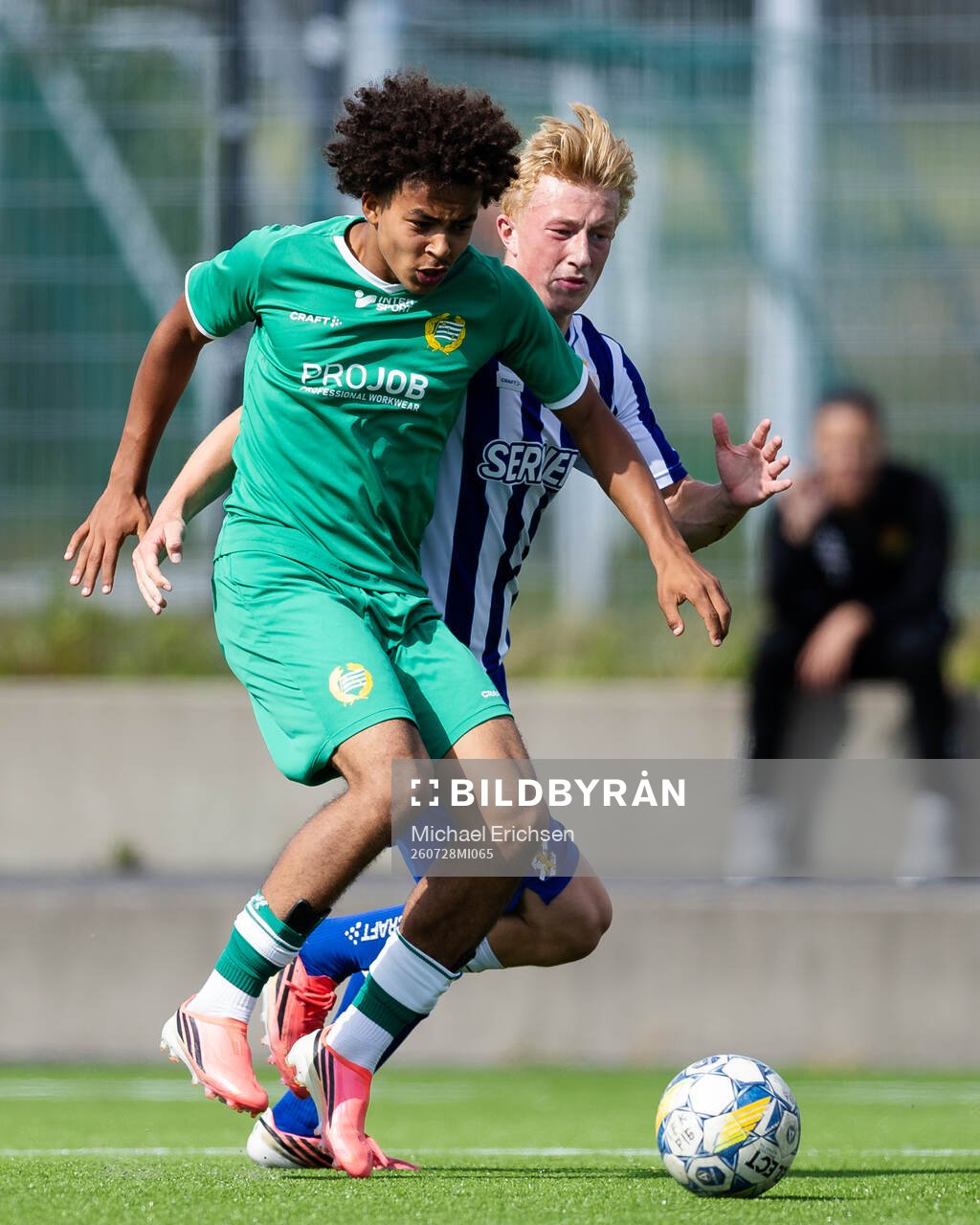 Hammarbys Ison Lindsay Bodin och IFK Göteborgs Alvin
