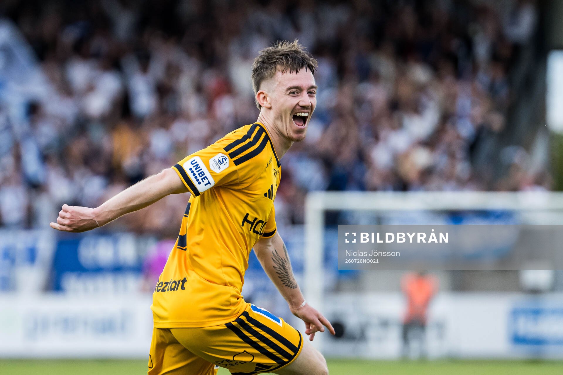 IFK Norrköpings Ryan Nelson jublar