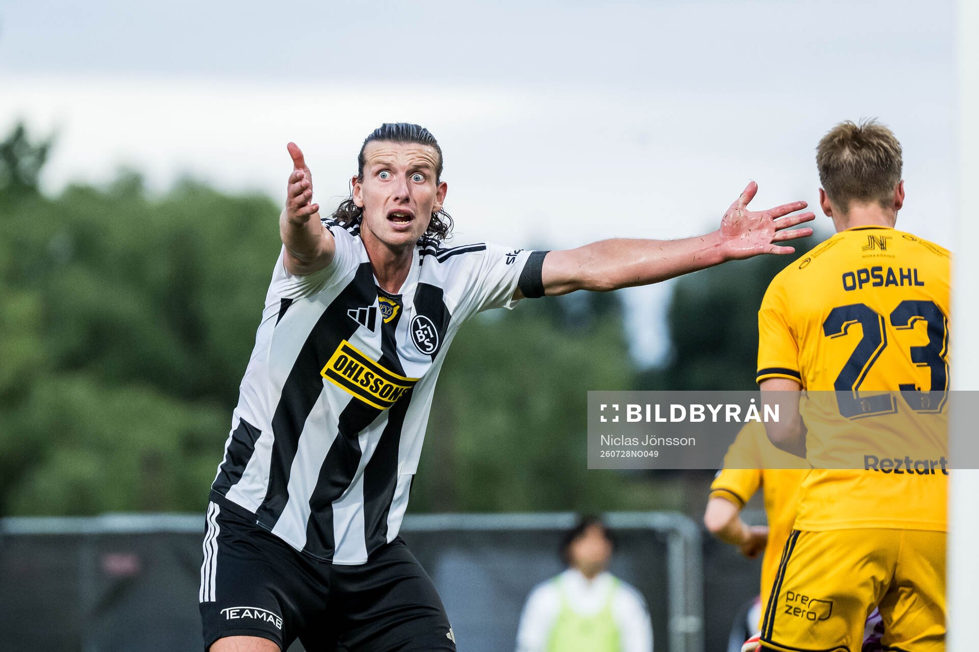 Landskronas Andreas Murbeck reagerar